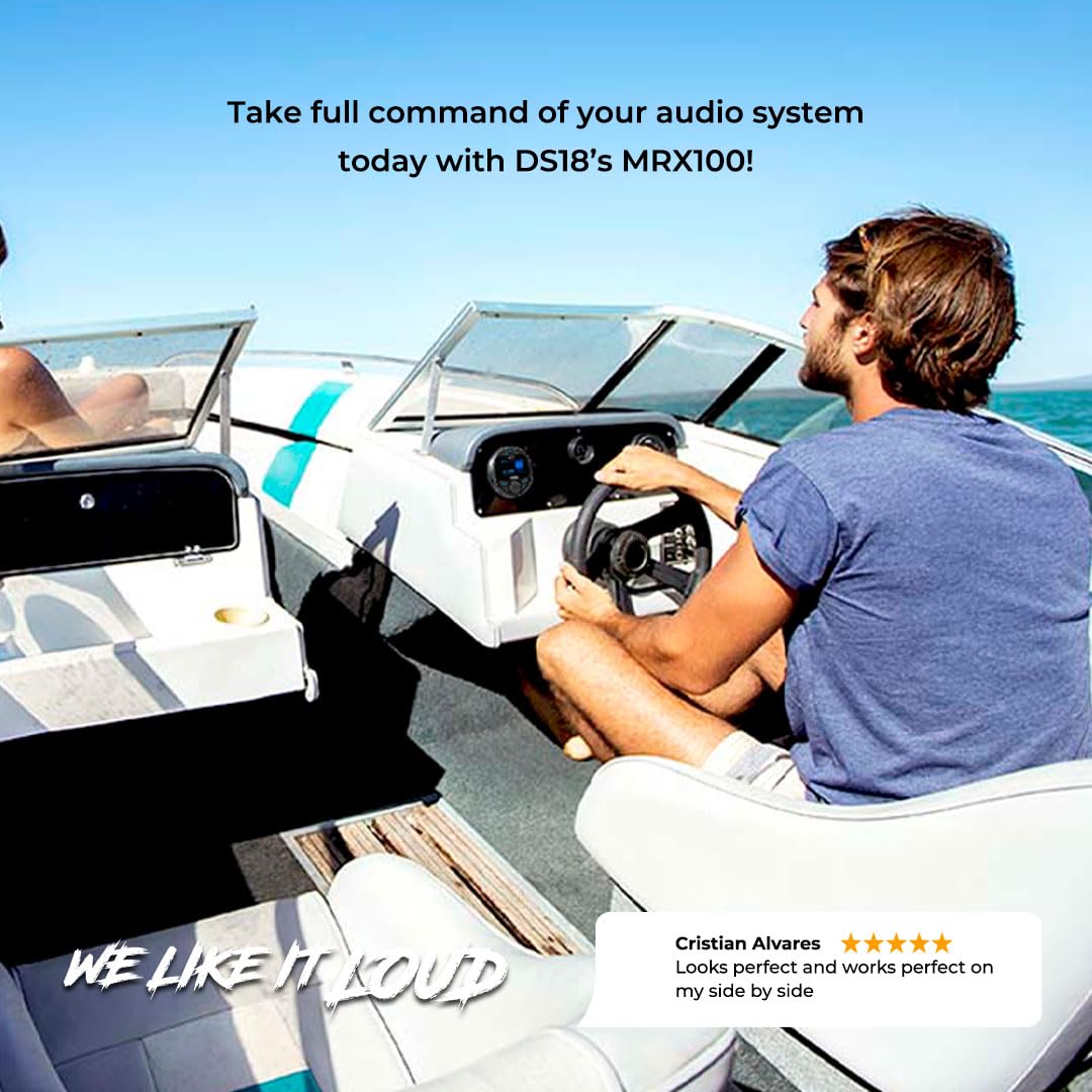 Foto 4 | Unidad Principal Para Barco Marino Ds18 Mrx100, 2 Zonas, 4 V, Salida Ipx6 - Venta Internacional.