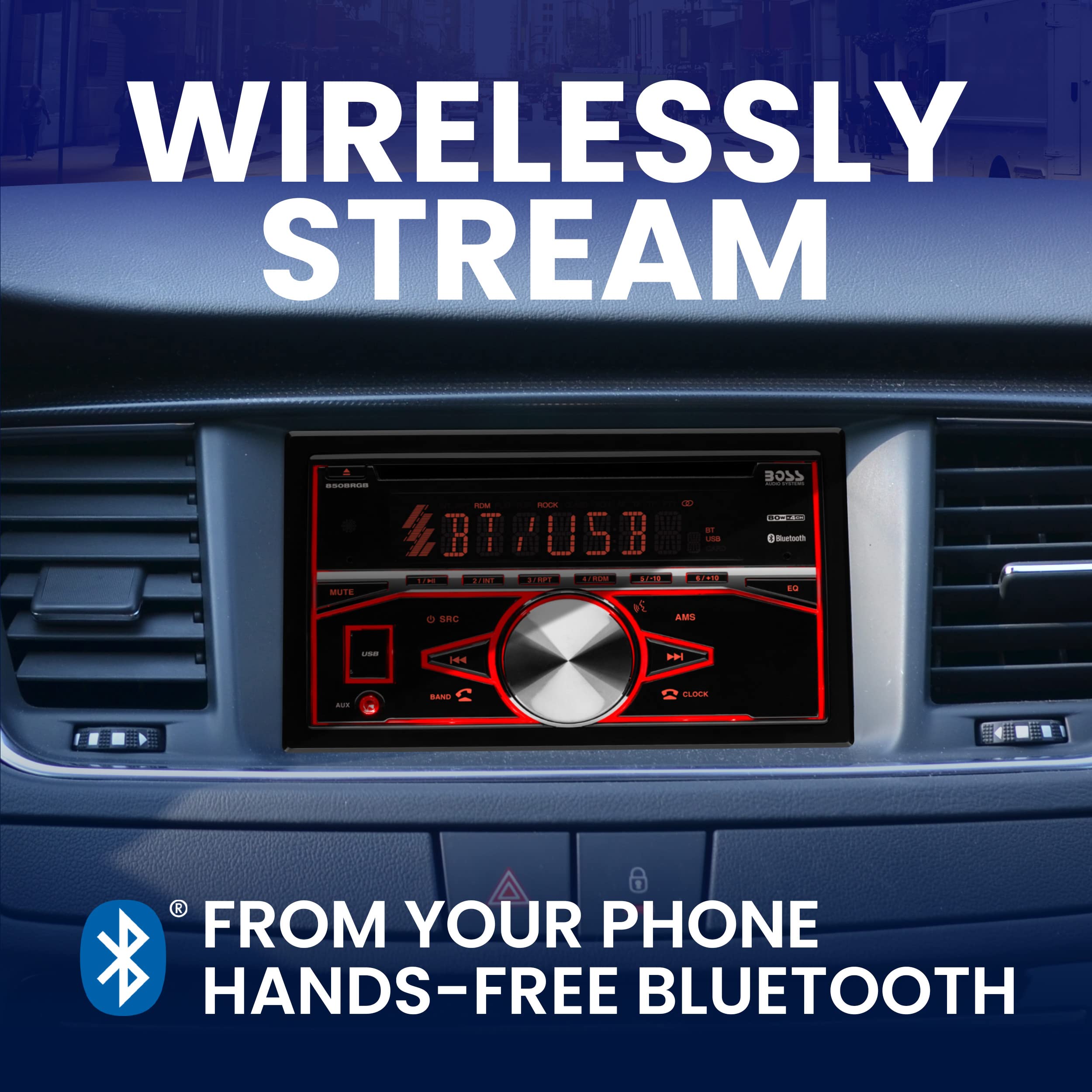 Foto 2 | Sistema Estéreo Para Coche Boss Audio Systems 850brgb Double Din - Venta Internacional.