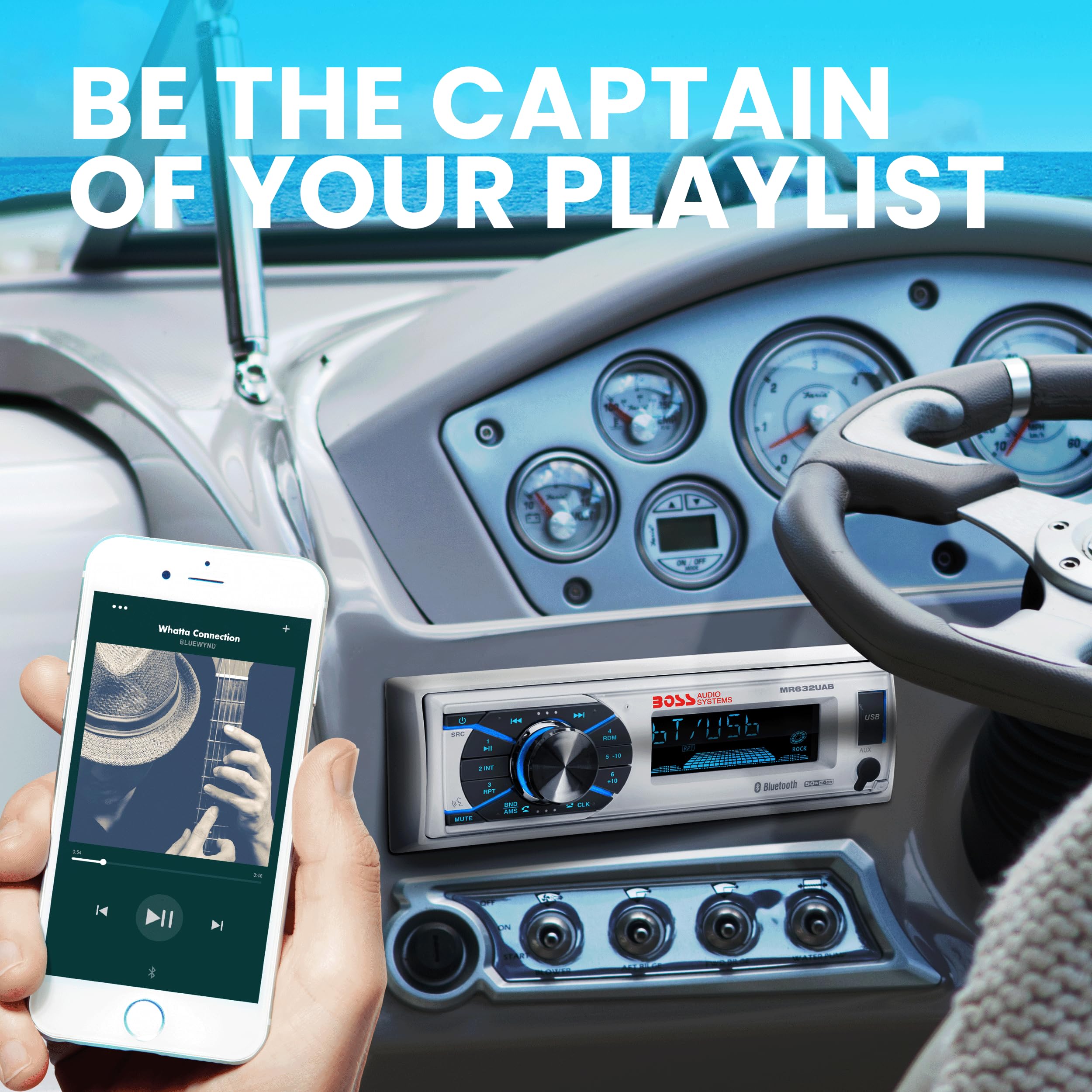 Foto 3 | Receptor Estéreo Bluetooth Para Coche Boss Audio Mck632wb.6 90w - Venta Internacional.