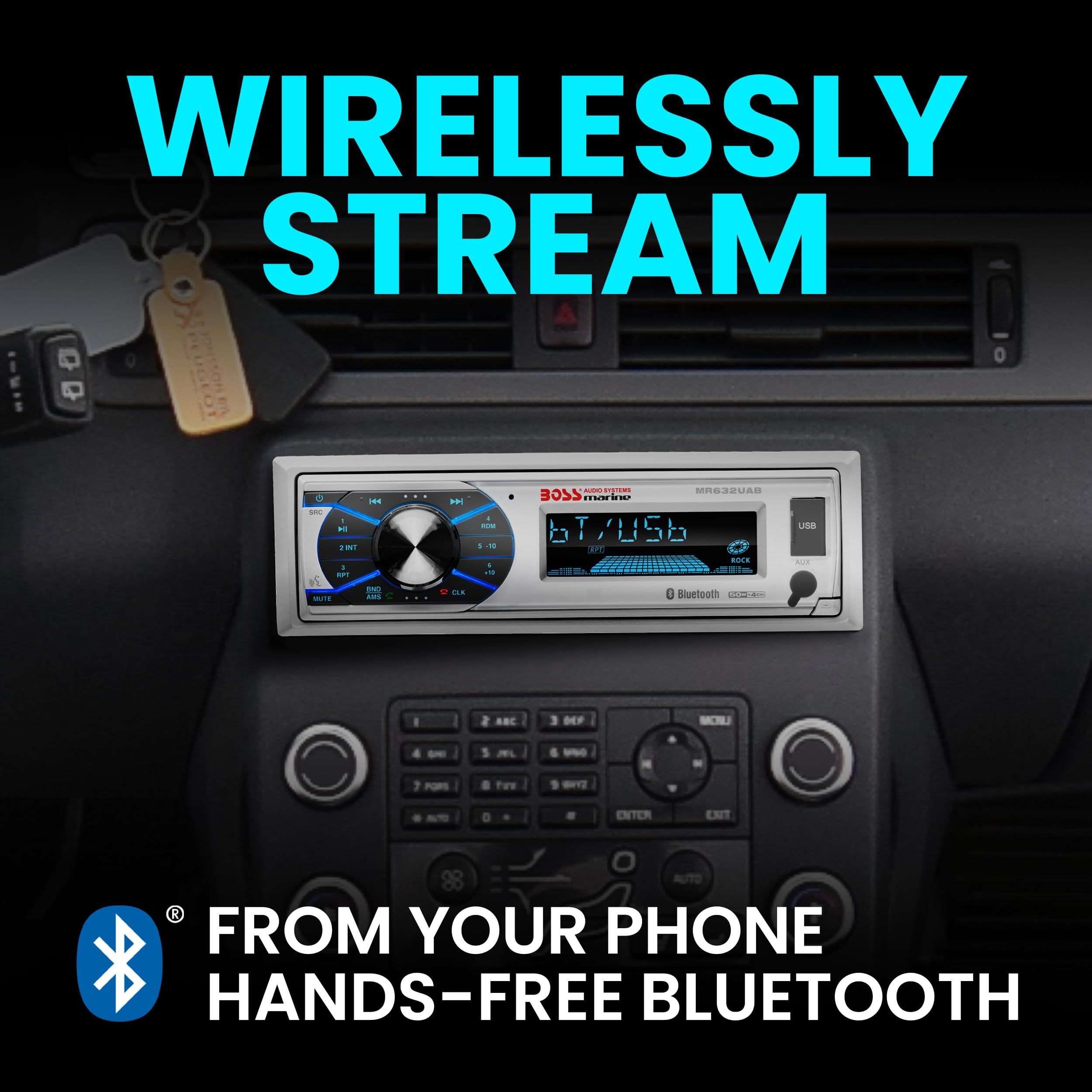 Foto 5 | Receptor Estéreo Bluetooth Para Coche Boss Audio Mck632wb.6 90w - Venta Internacional.