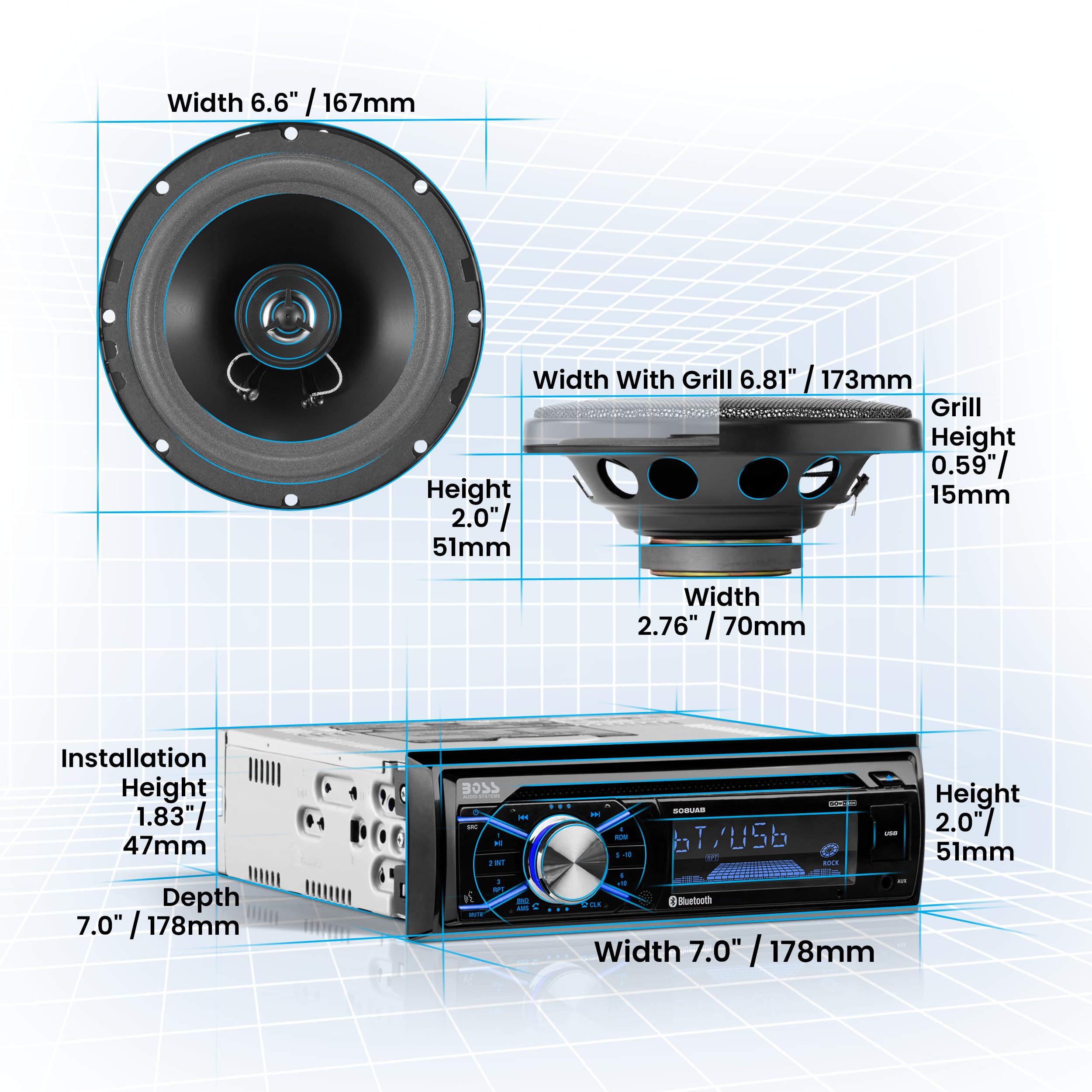 Foto 4 pulgar | Estéreo para Coche Boss Audio Systems 656BCK- Venta Internacional