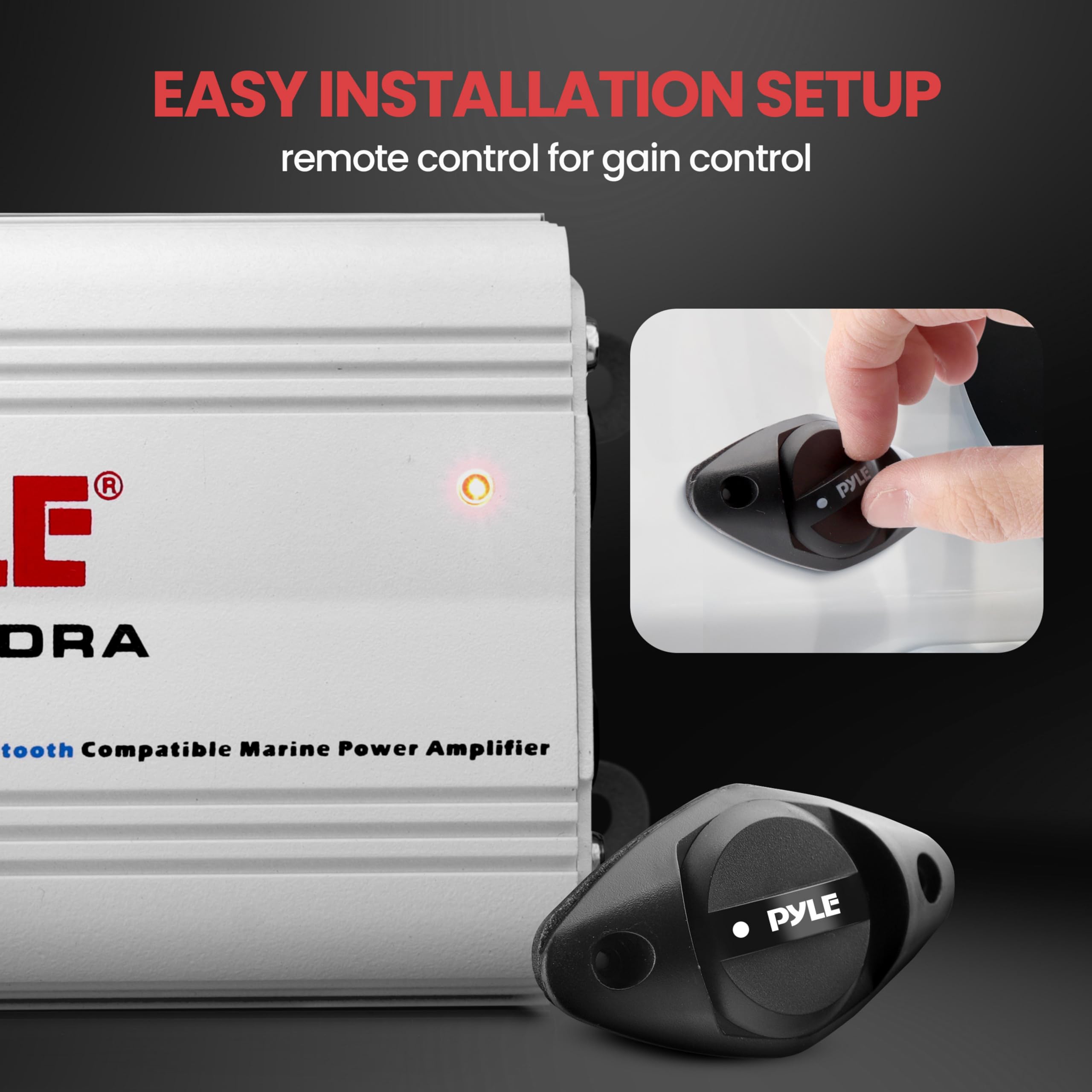 Foto 6 pulgar | Amplificador Marino Pyle Plmrmb4cw 200 W Rms 4 Canales Bluetooth - Venta Internacional.