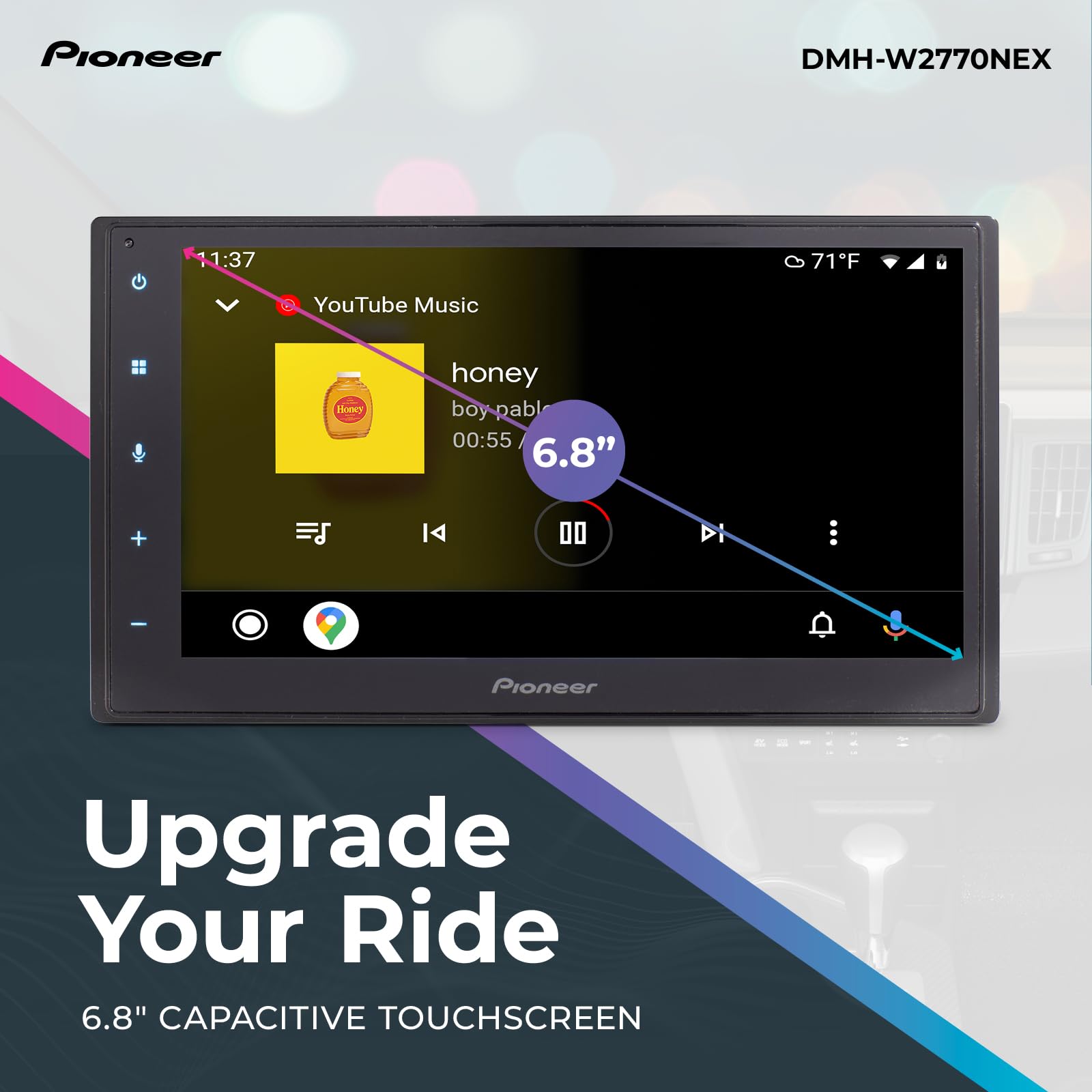 Foto 2 | Receptor Multimedia Digital Pioneer Dmh-w2770nex 6.8'' - Venta Internacional.