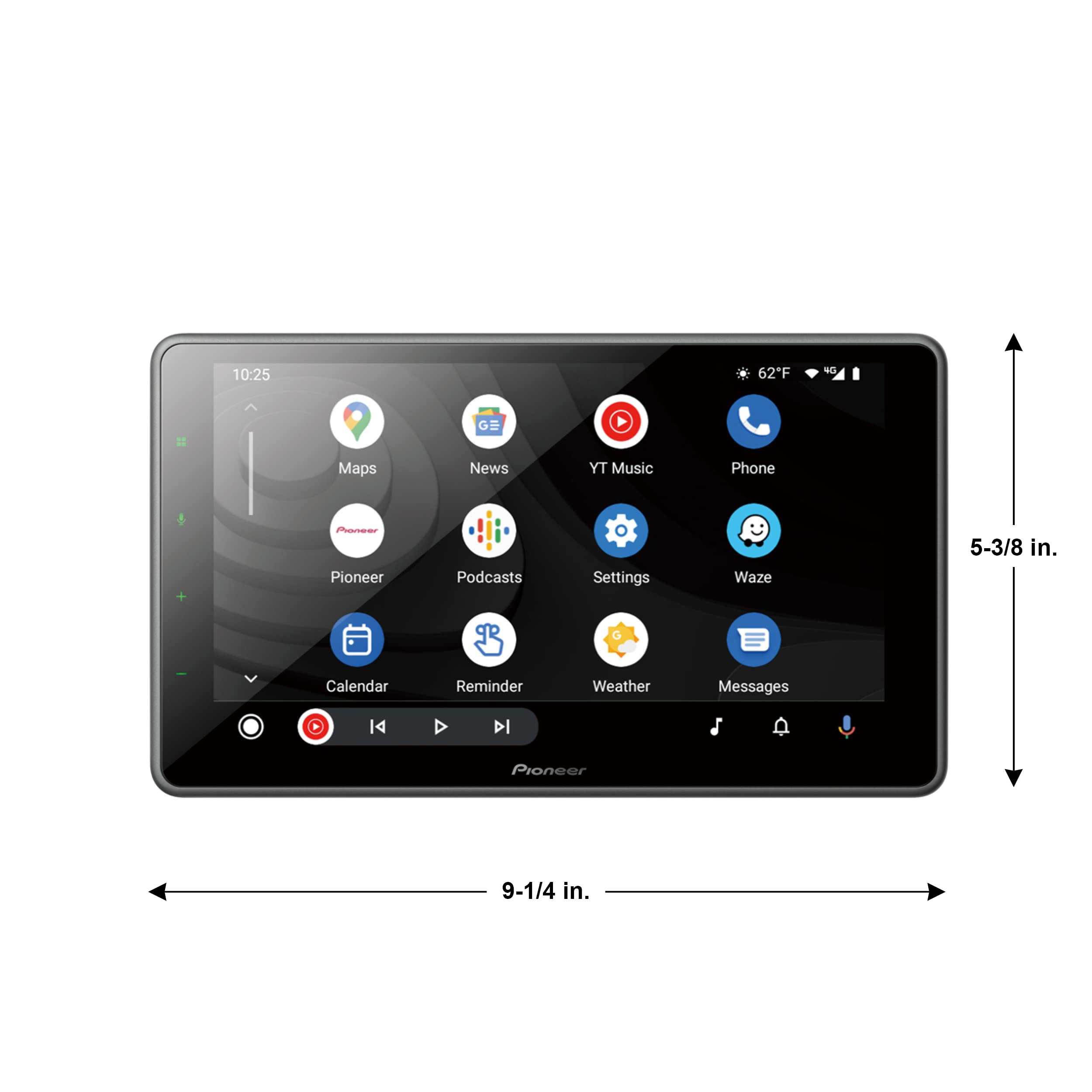 Foto 7 | Receptor Multimedia Digital Pioneer Dmh-wt3800nex 9'' - Venta Internacional.