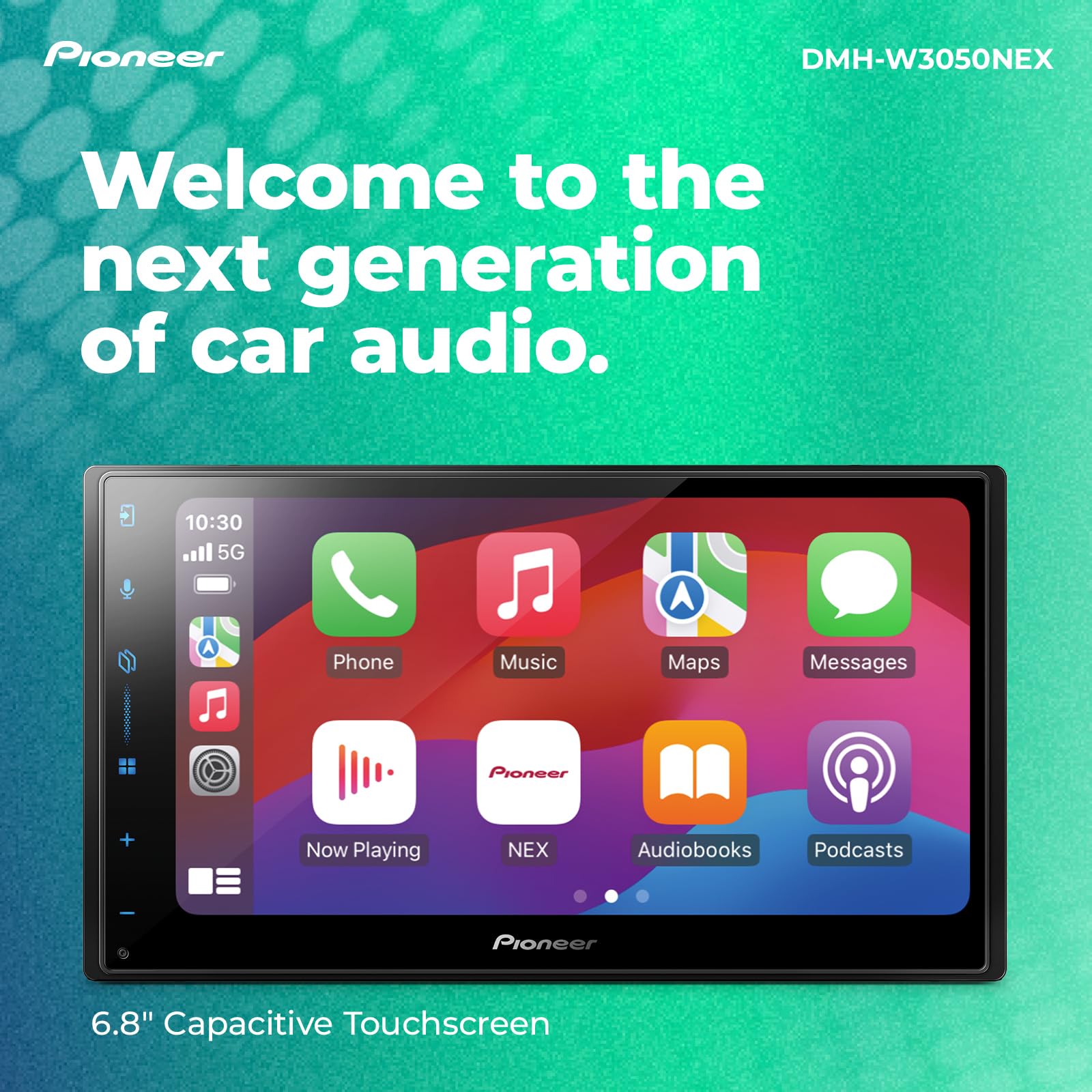 Foto 2 | Receptor Multimedia Pioneer Dmh-w3050nex De 6 8 Pulgadas Con Doble Din - Venta Internacional.