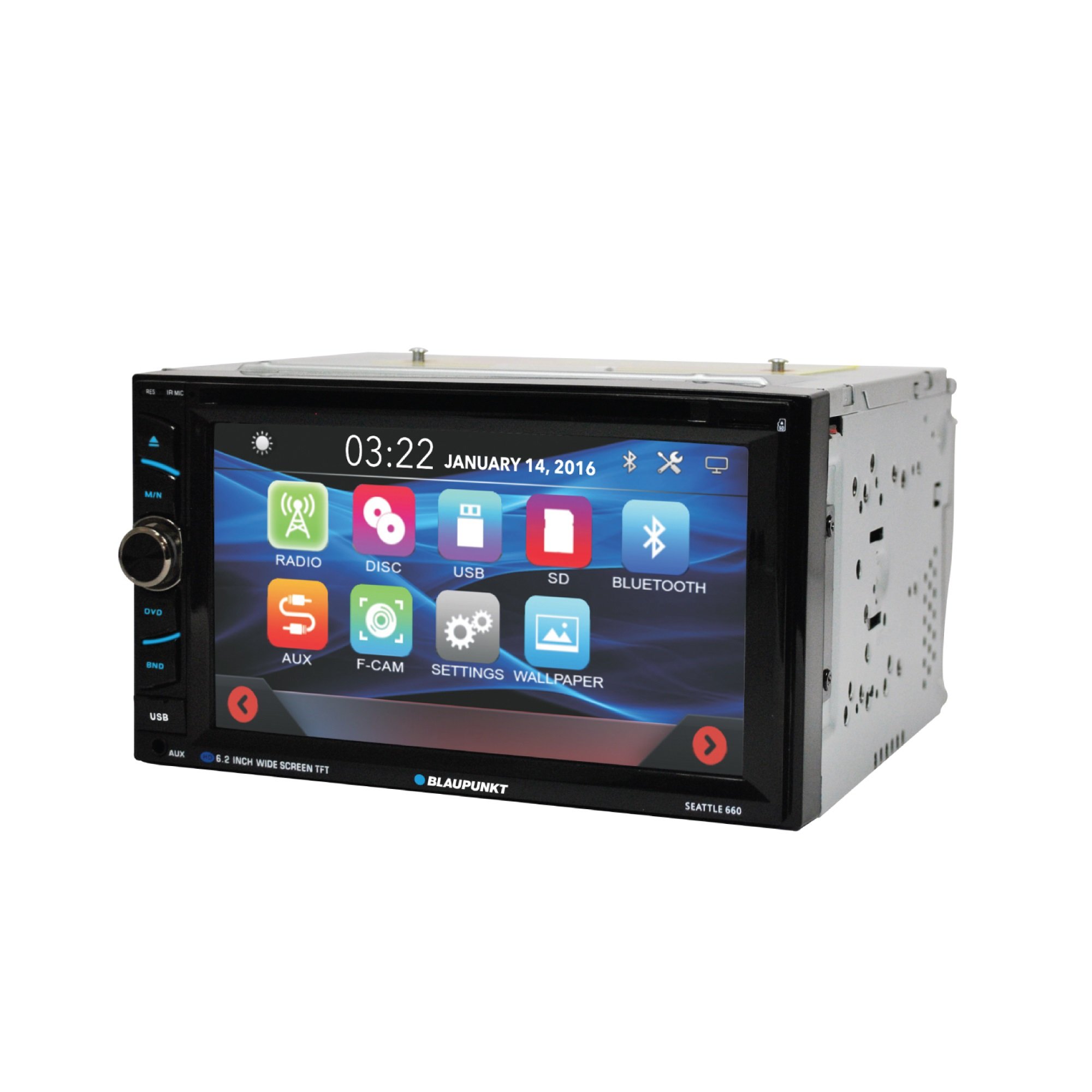 Foto 4 pulgar | Receptor Estéreo Para Coche Blaupunkt Seattle 660 6.2 Pulgadas Con Bluetooth - Venta Internacional.