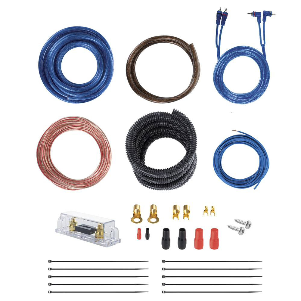 Kit De Cables Para Instalación De Audio Dabb Dab-1601  8 Awg