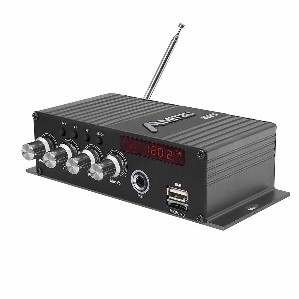 Foto 1 | Mini Amplificador Mitzu Mit-78bt con Bluetooth