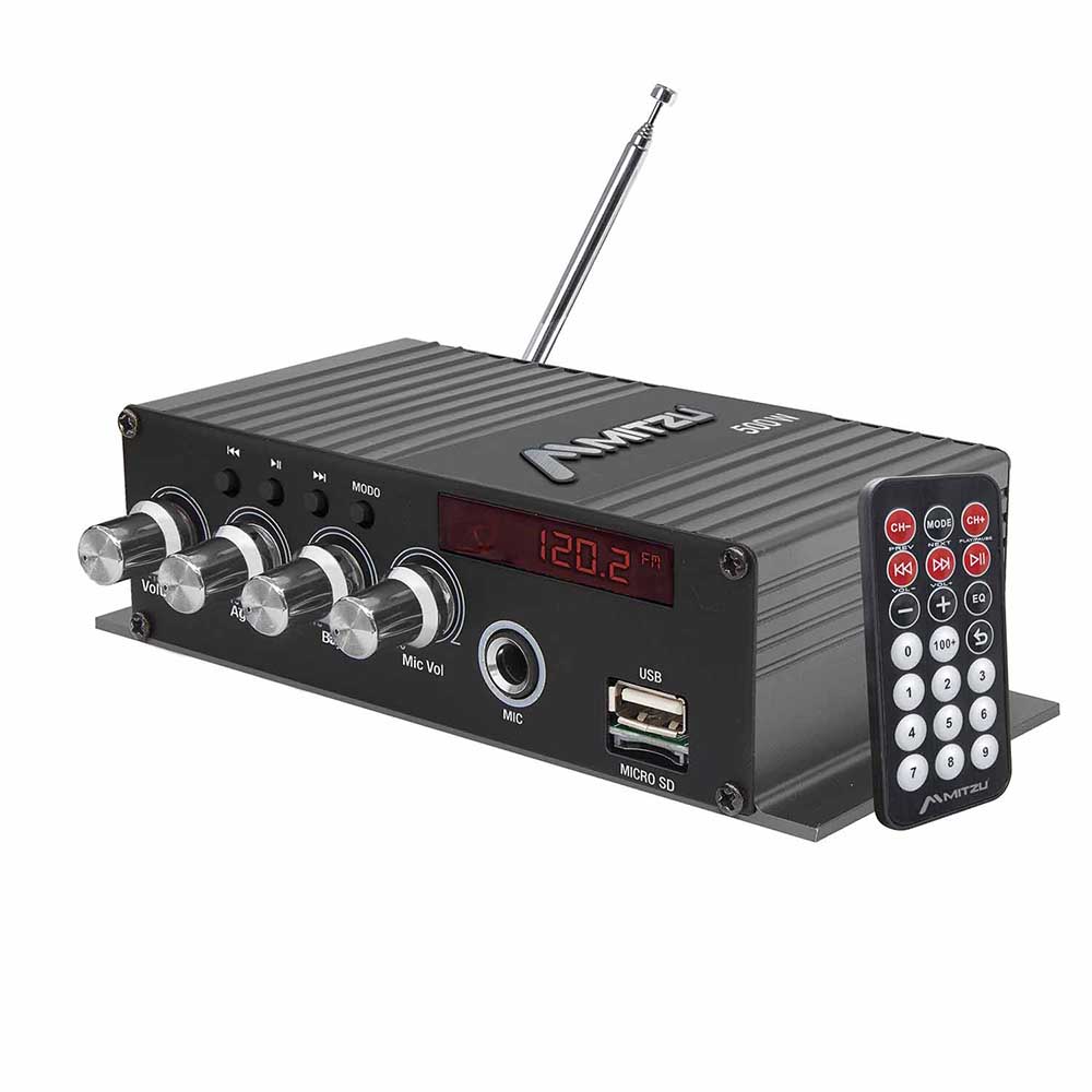 Foto 2 | Mini Amplificador Mitzu Mit-78bt con Bluetooth