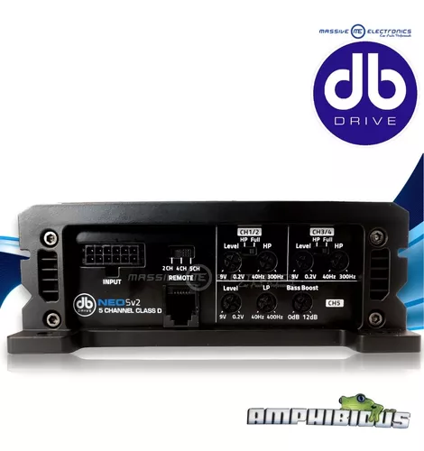 Foto 3 pulgar | Amplificador Db Drive Amphibious Neo5v2 Clase D 5 Canales
