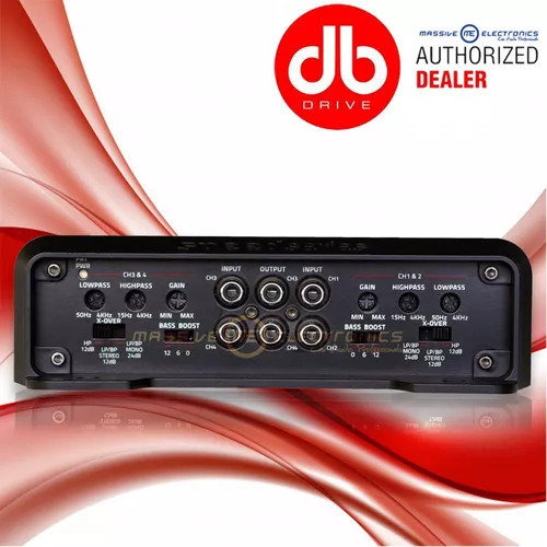 Foto 3 pulgar | Amplificador Db Drive Spa8.4 de 1000w 4 Ch Clase Ab
