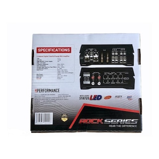 Foto 2 | Miniamplificador Rock Series RKS-P8004DM Full-range 4 Canales 1800 Watts Clase D