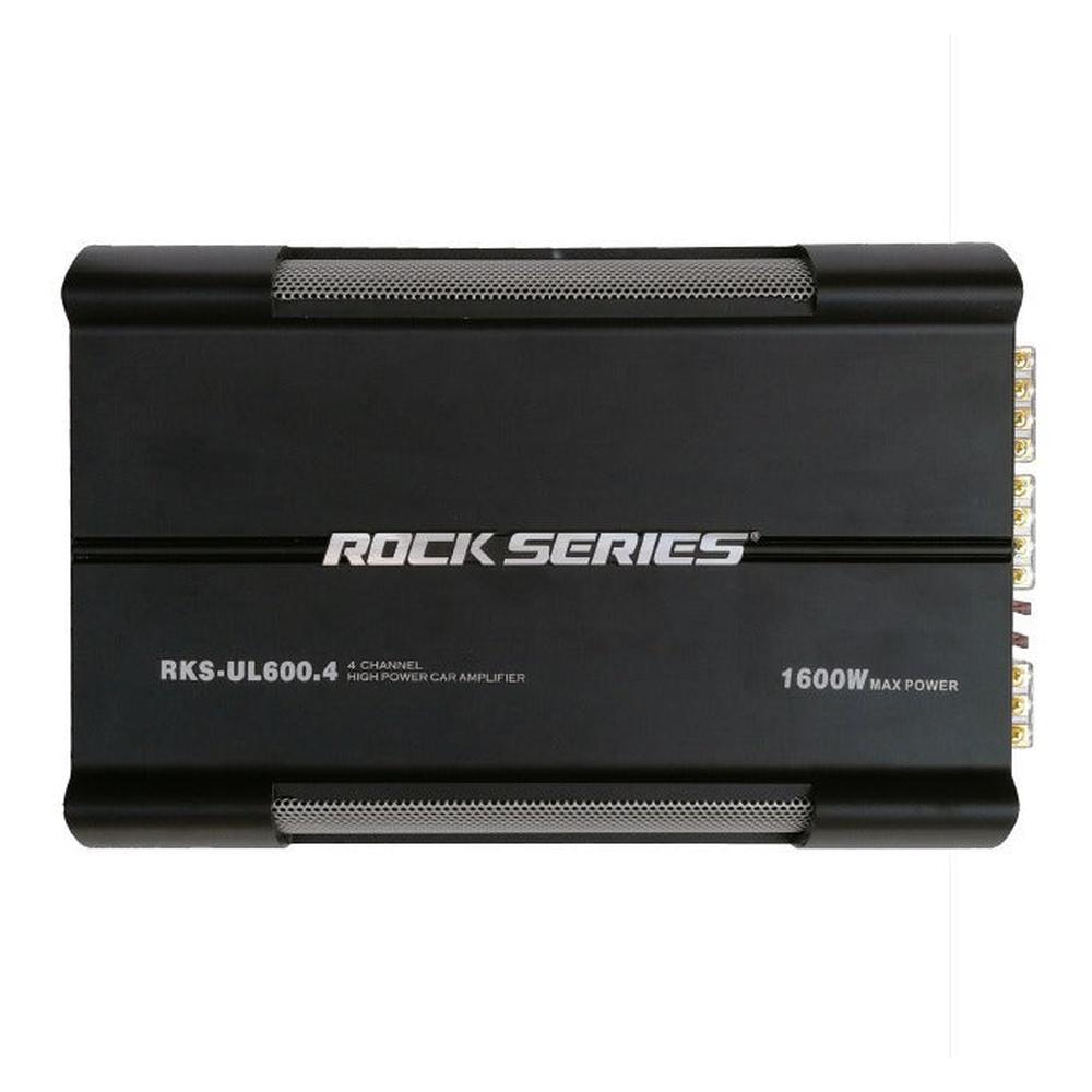Amplificador 4 Canales Rock Series Rks-ul600.4 1600 Watts Clase Ab 4 Ohms