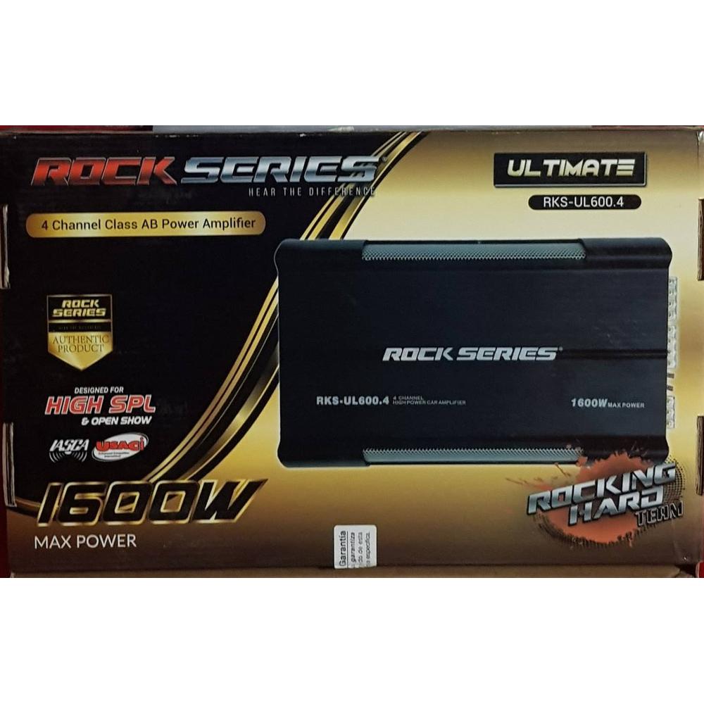 Foto 7 pulgar | Amplificador 4 Canales Rock Series Rks-ul600.4 1600 Watts Clase Ab 4 Ohms