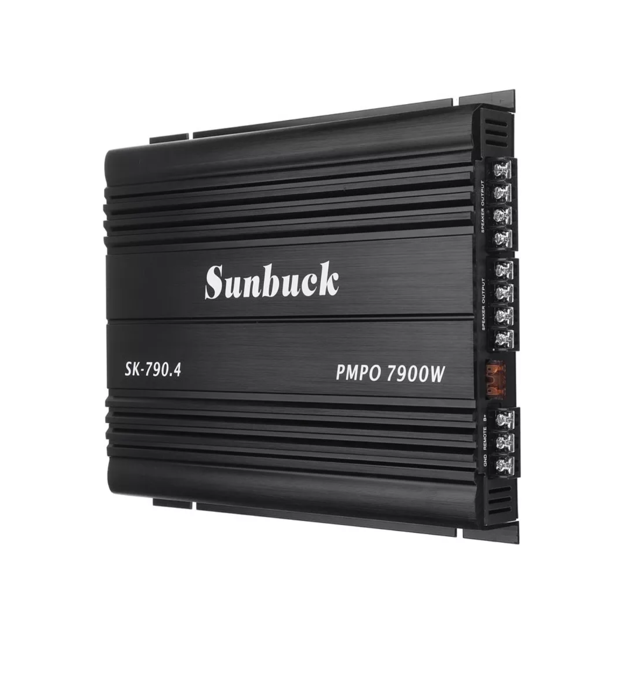 Amplificador de Audio para Auto Sunbuck 7900w Negro 4 Canales