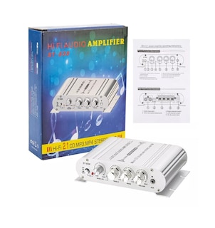 Foto 4 | Amplificador de 800w para Auto Belug Plateado