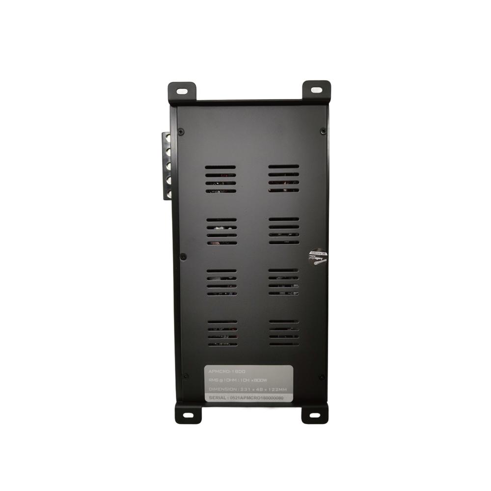Foto 6 pulgar | Amplificador Audiopipe Apmcro-1800 800w Monoblock Clase D Control De Bajos