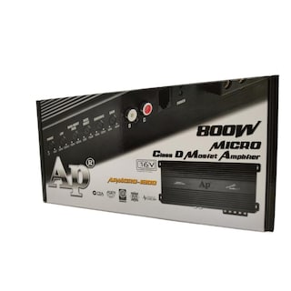 Foto 8 | Amplificador Audiopipe Apmcro-1800 800w Monoblock Clase D Control De Bajos