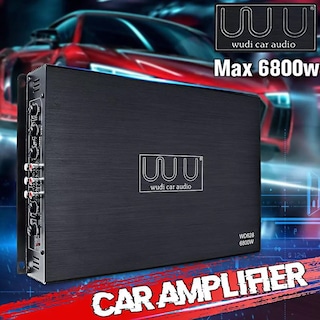 Foto 3 | Amplificador De Audio De 6800w 4 Canales Para Auto Eo Safe Imports Esi-13596 Negro