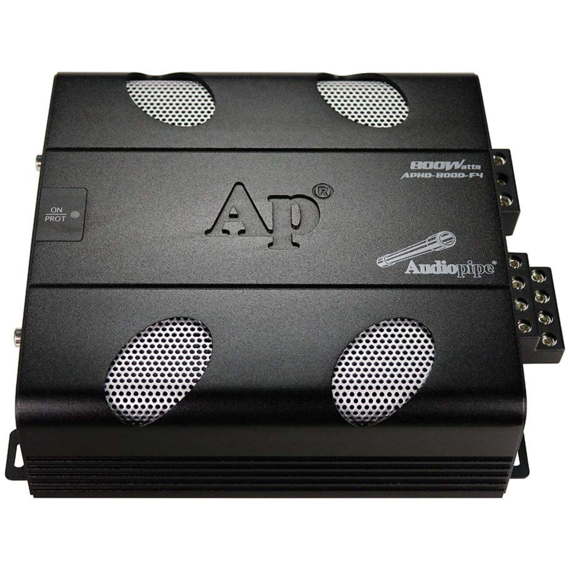 Amplificador 4 Canales Clase D Audiopipe 800 Watt Aphd800df4 $4,199
