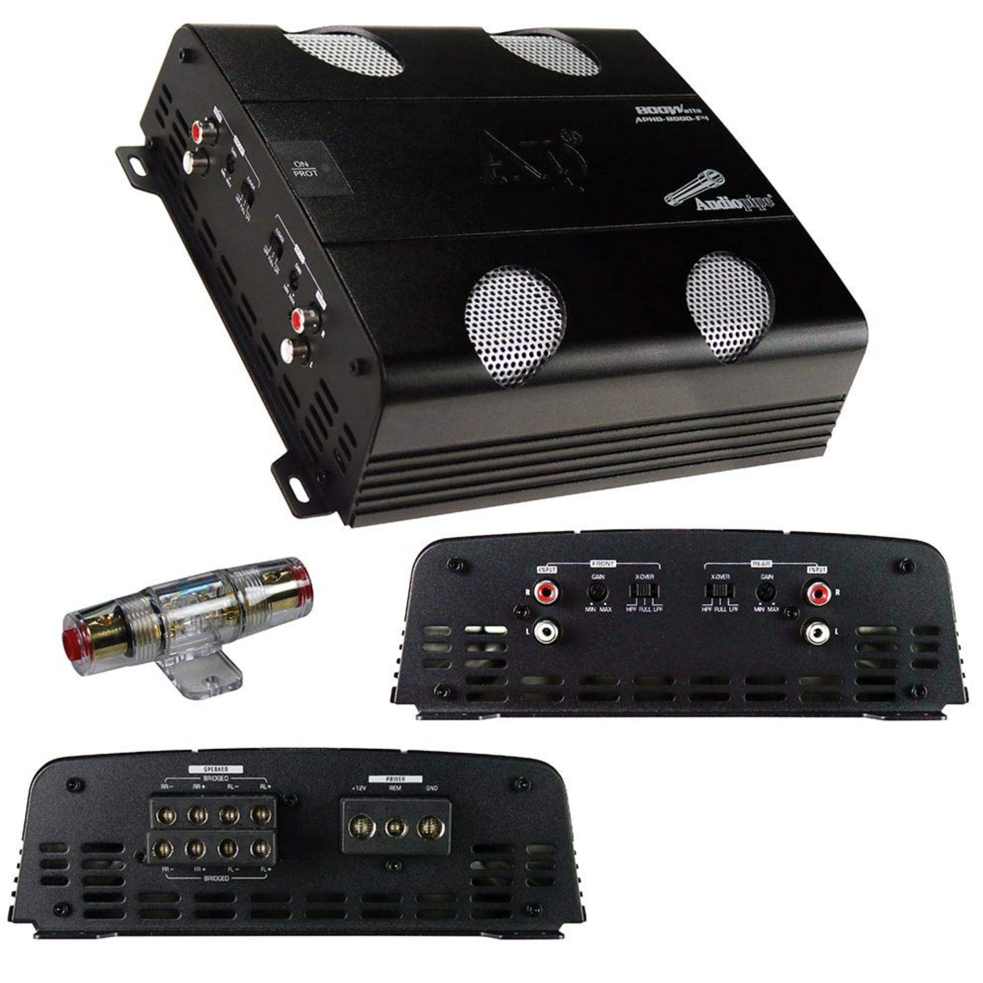 Foto 5 pulgar | Amplificador 4 Canales Clase D Audiopipe 800 Watt Aphd800df4