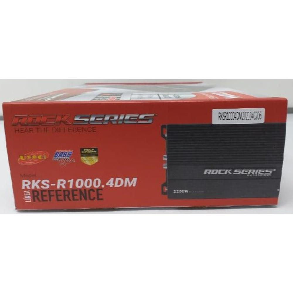 Foto 7 pulgar | Mini Amplificador Full-range 4 Canales Rock Series Rks-r1000.4dm 2200 Watts Clase D Open Show