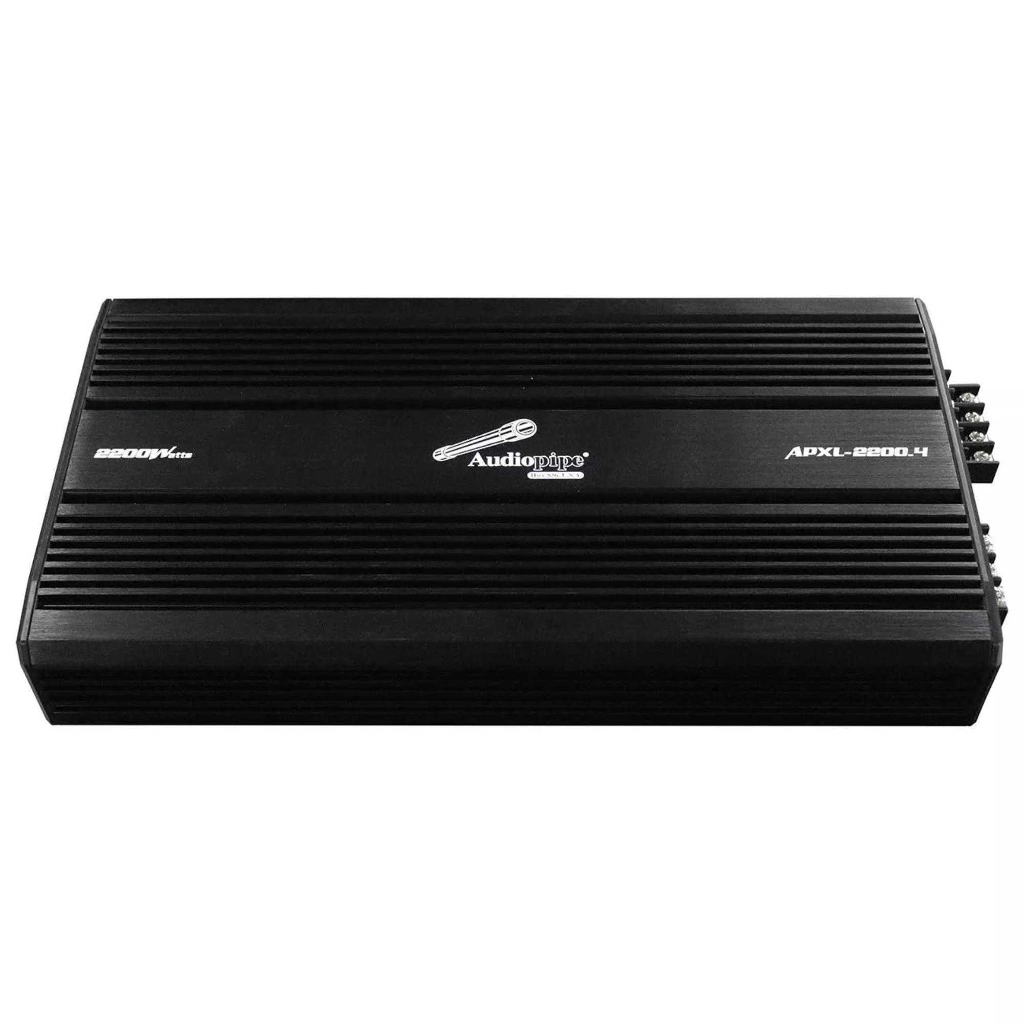 Amplificador Audiopipe 4 Canales 2200w Clase Ab Apxl22004 $4,999