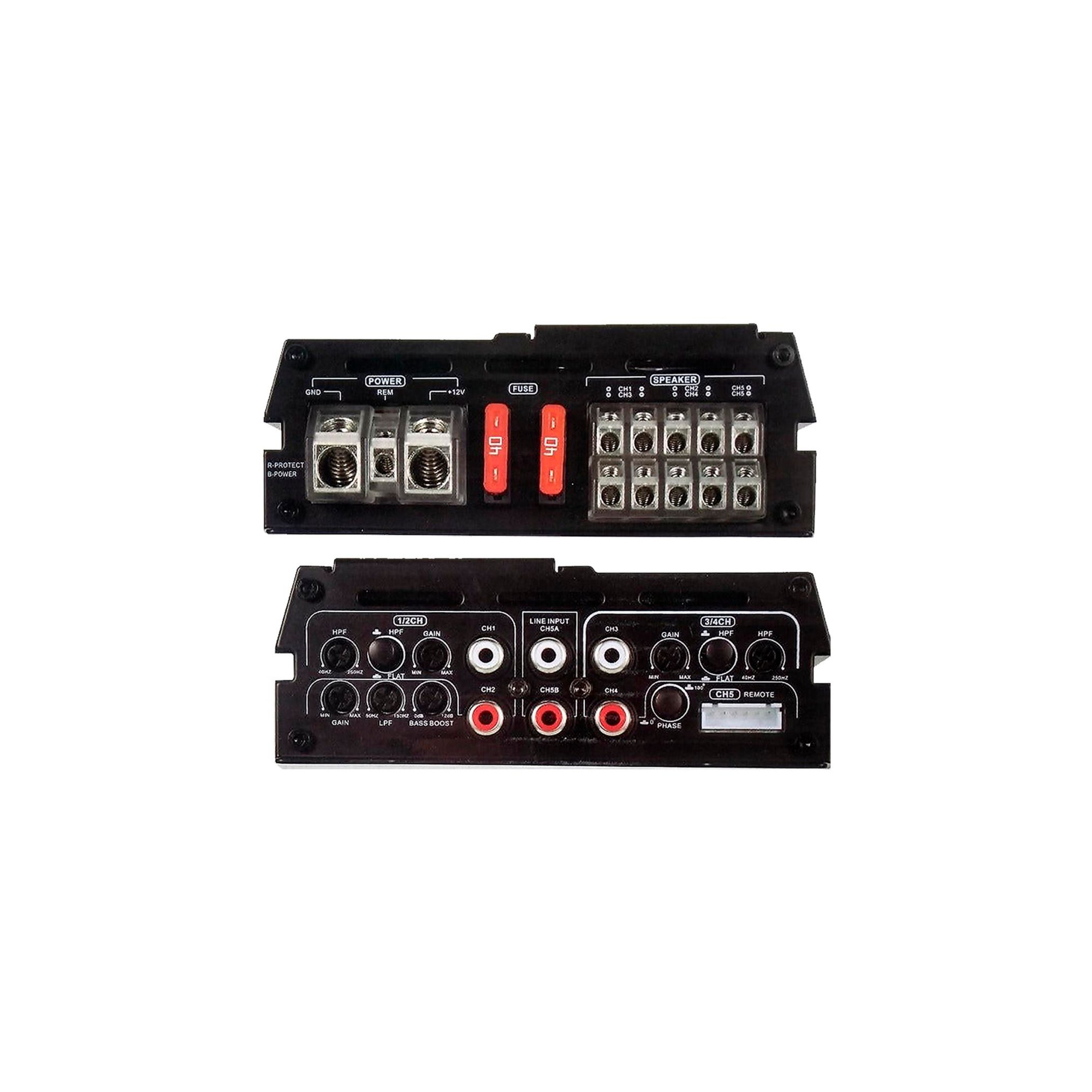 Foto 4 pulgar | Mini Amplificador Rock Series Rks-p900.5dm 1600w Clase D 2 Ohms 5 Ch