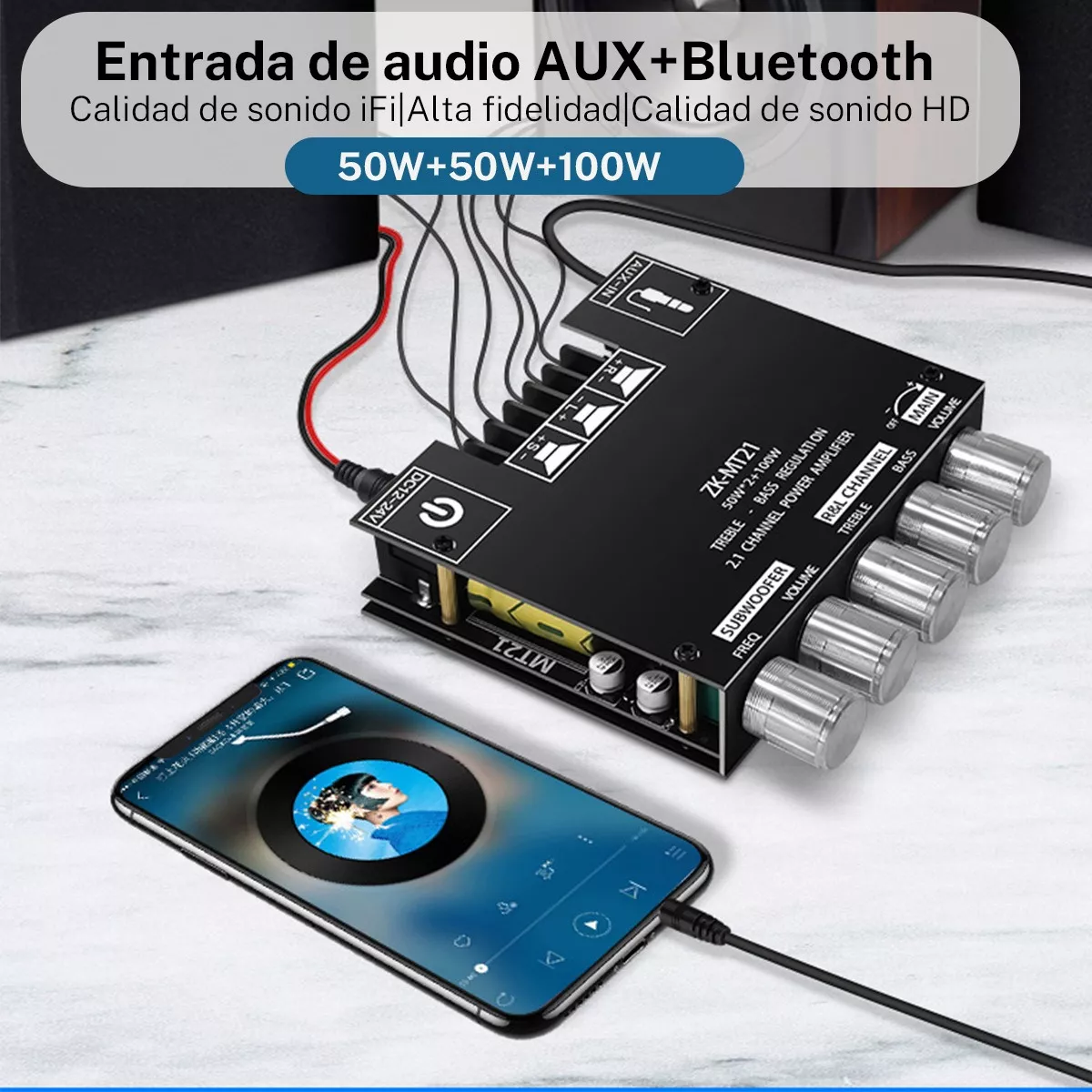 Foto 4 pulgar | Placa Amplificadora de Potencia Digital Eo Safe Imports Esi-16052 Negro