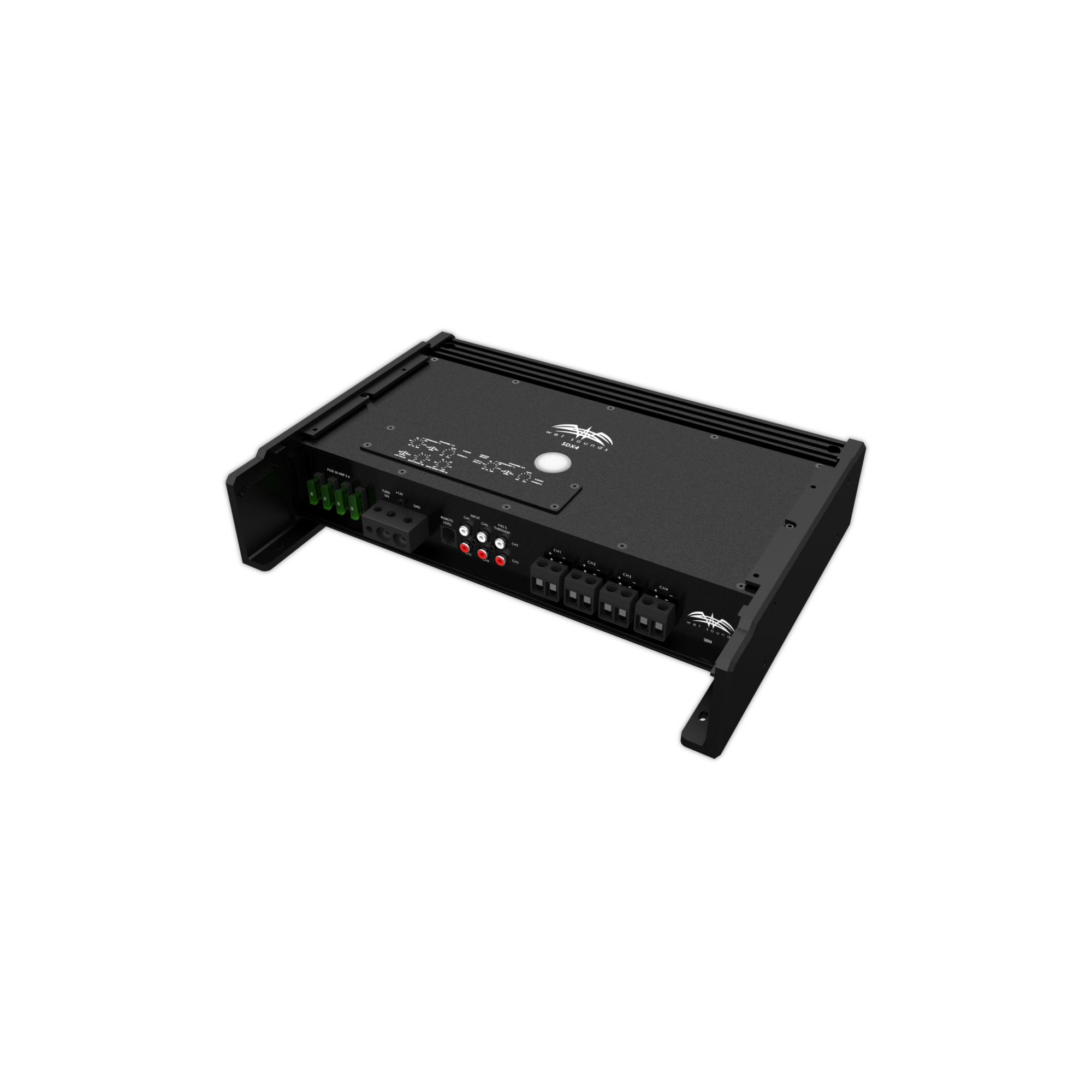 Foto 7 | Amplificador Marino Full Range Wet Sounds Sinister-sdx4 4 Canales