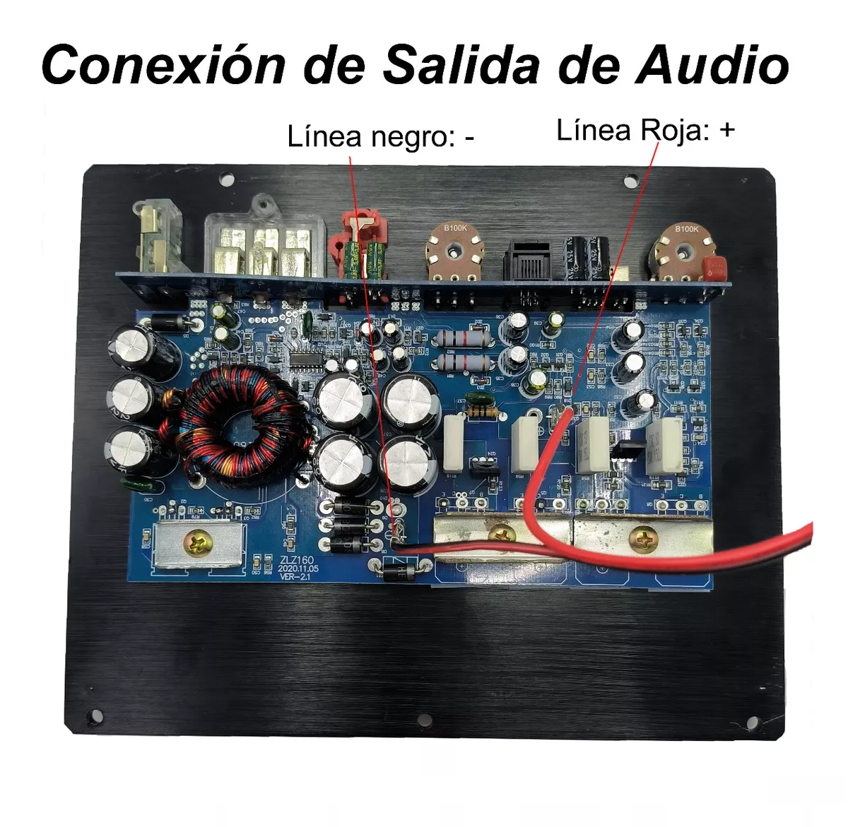 Foto 4 pulgar | Amplificador De Audio Estéreo  Lab.g 12v 1500w Subwoofer Negro