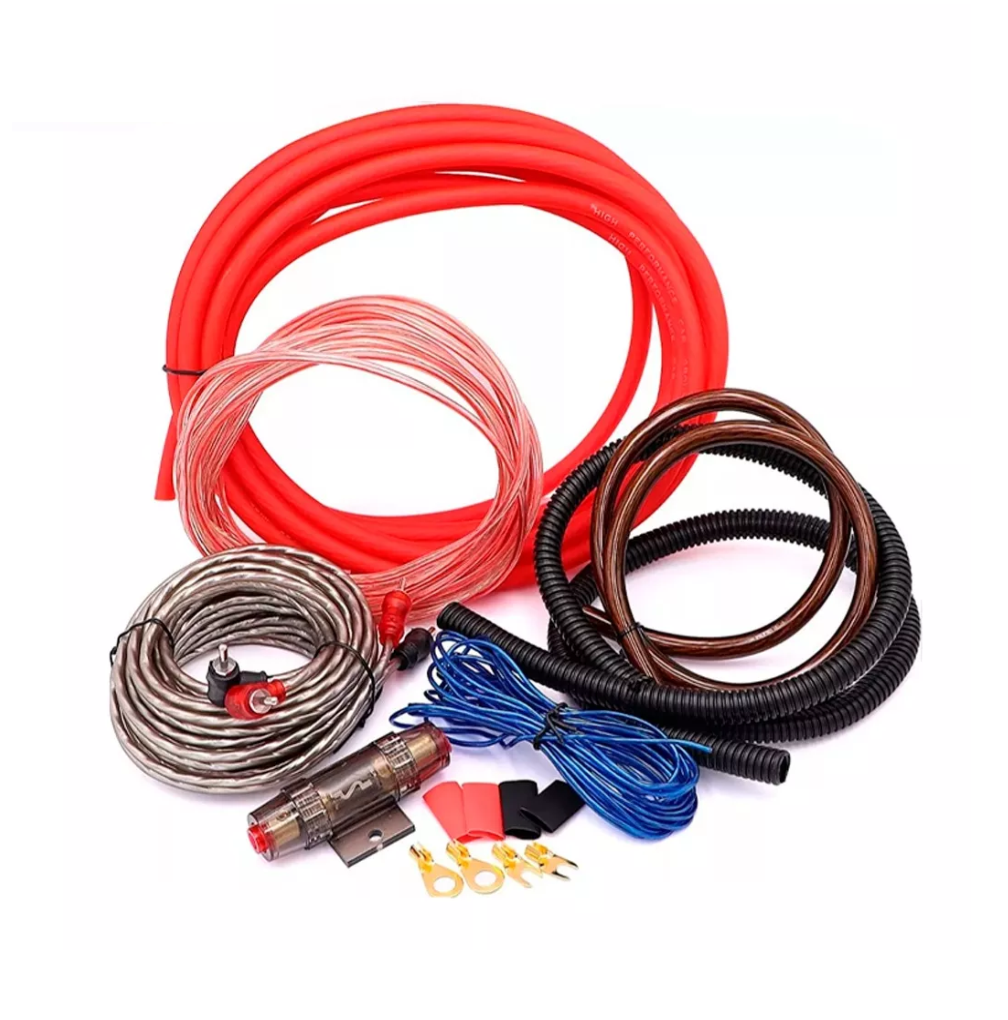 Foto 5 pulgar | Kit Amplificador Lab.g Instalacion Cable Rca Audio Auto 4ga Multicolor