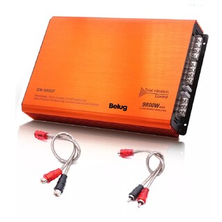 Foto 1 | Amplificador Audio 4 Canales Clase Ab Para Auto Estéreo9800w Belug Naranja