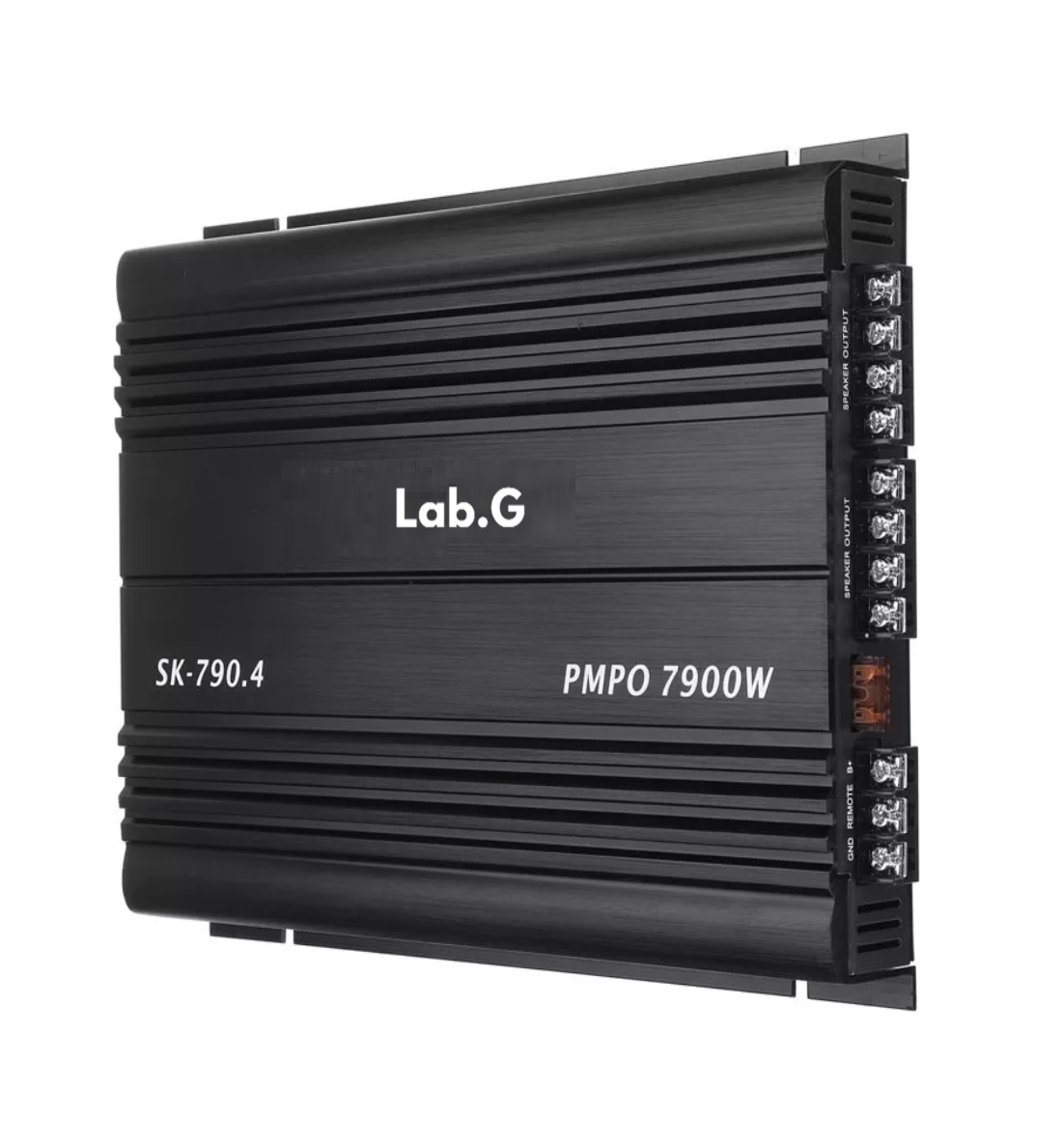 Amplificador De Audio Para Auto 4 Canales Negro