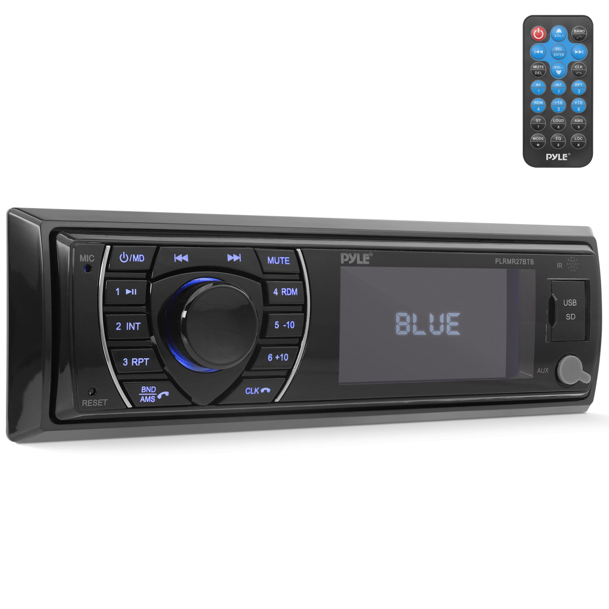 Foto 1 | Receptor Estéreo Bluetooth Marine Pyle Plrmr27btb 300w - Venta Internacional