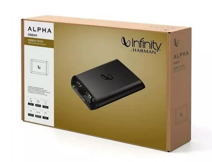 Foto 3 pulgar | Amplificador Infinity Alpha 2804a De 4 Canales 70w Rms