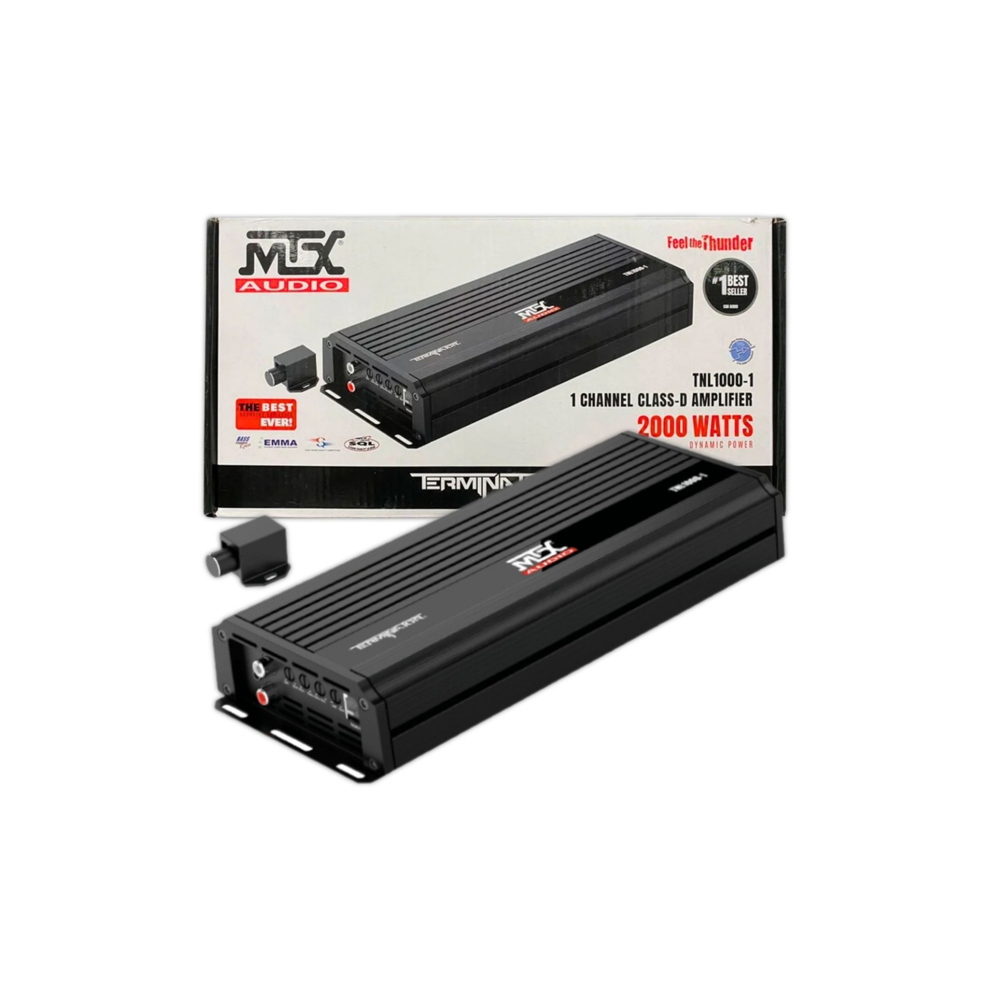 Foto 8 pulgar | Amplificador Monoblock Mtx Audio Tnl1000-1 2000w Clase D