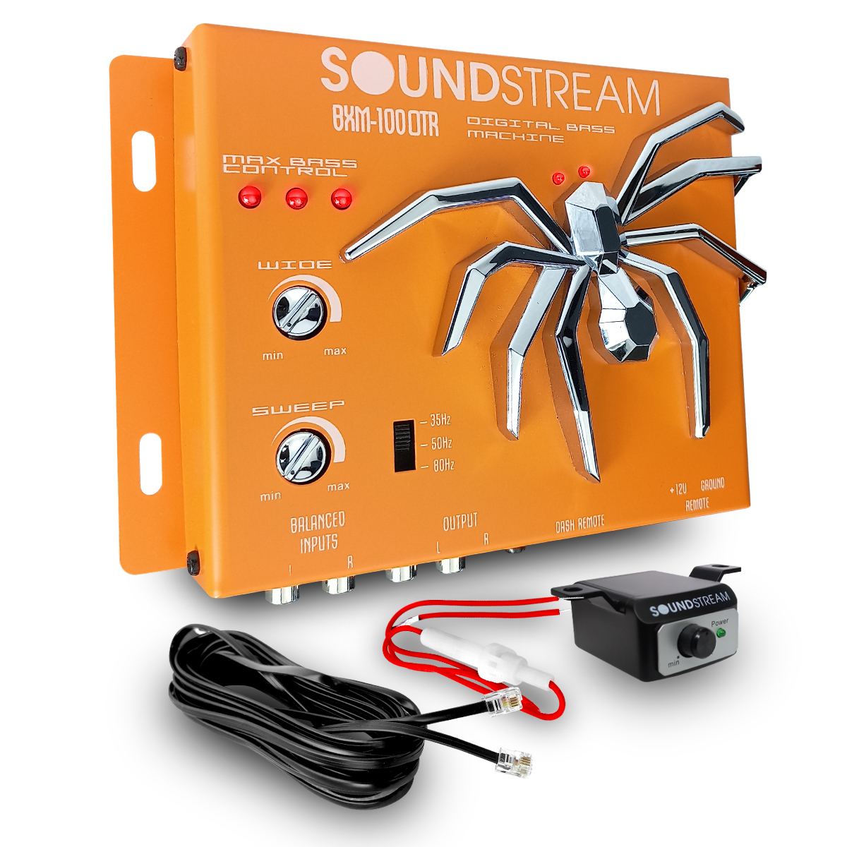Foto 2 pulgar | Epicentro Restaurador De Bajos Soundstream Bxm-100otr Color Naranja Claro