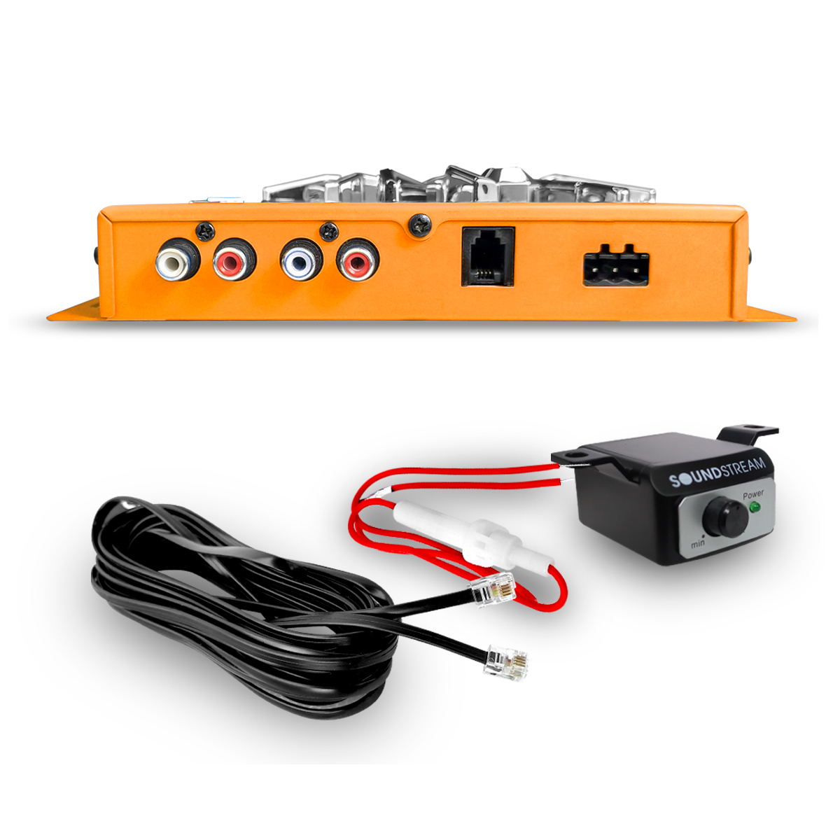 Foto 4 pulgar | Epicentro Restaurador De Bajos Soundstream Bxm-100otr Color Naranja Claro