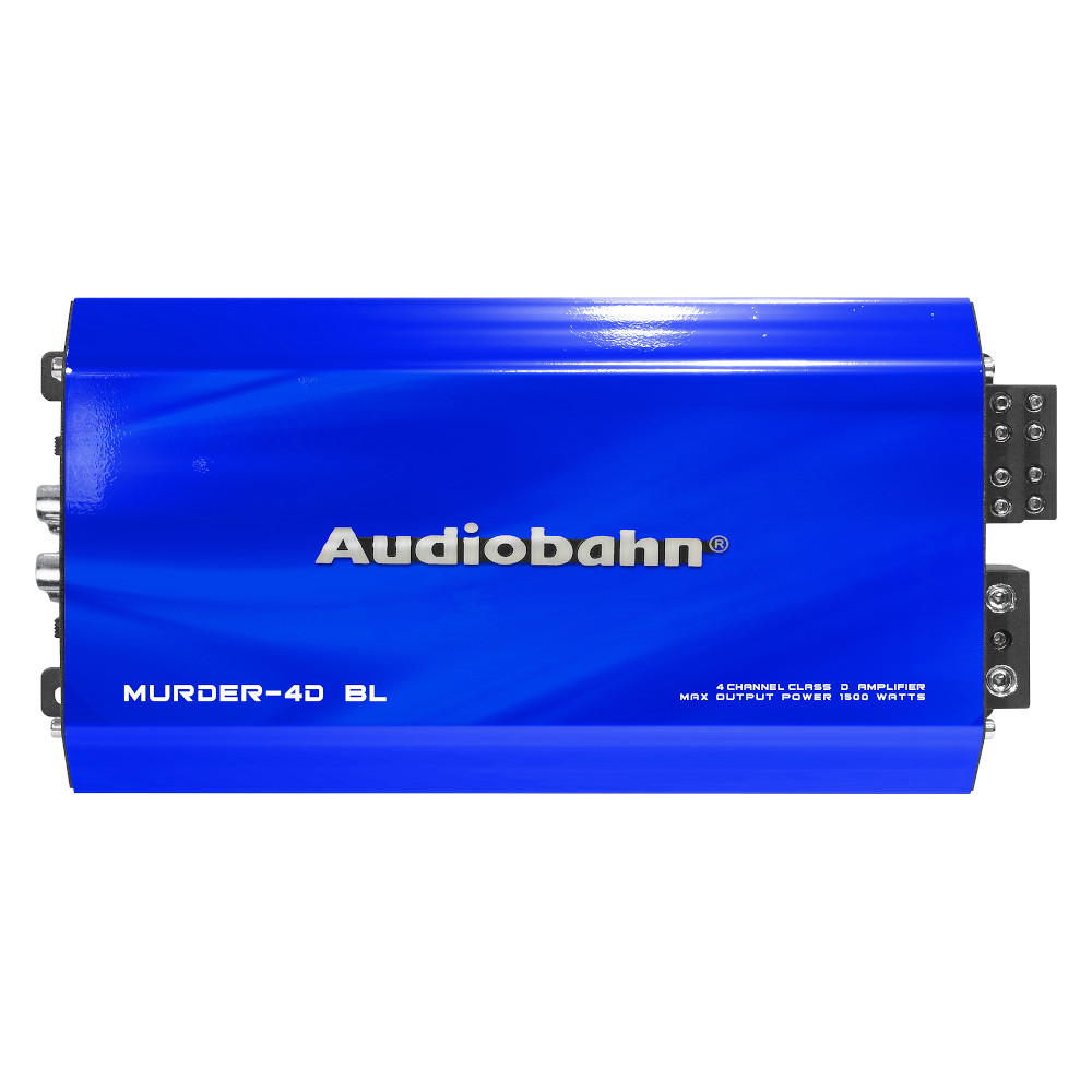 Foto 2 pulgar | Amplificador Murder Clase D 4 Canales Audiobahn   Murder4dbl 2400 Watts