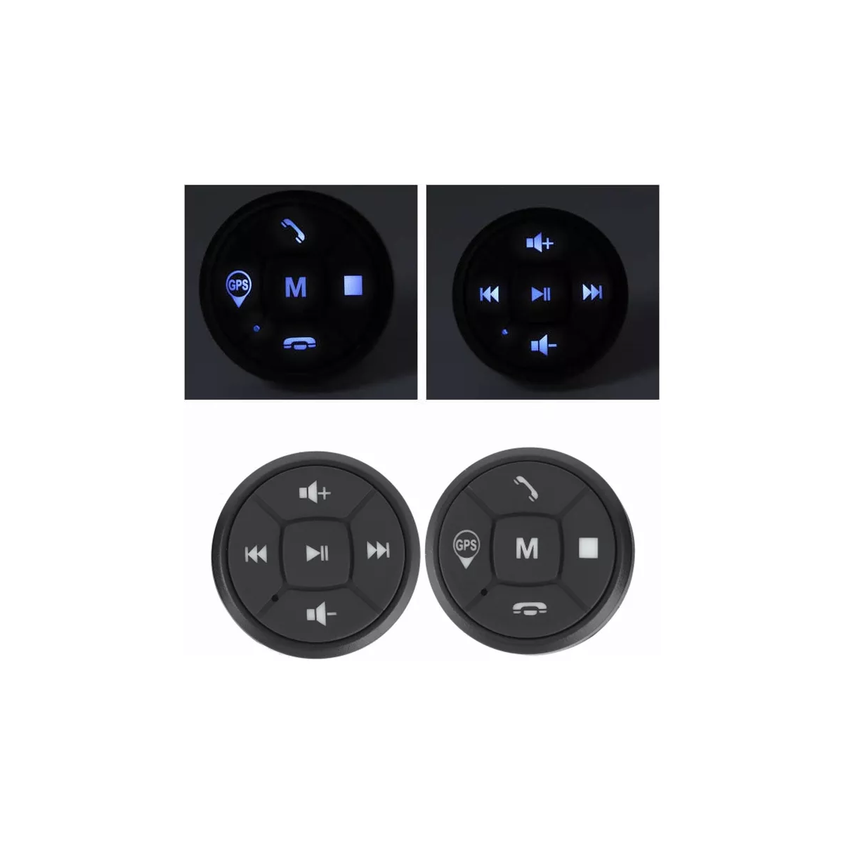 Foto 5 pulgar | Control De Volante Para Estéreo Con 10 Botones Eo Safe Imports Esi-13916 Negro