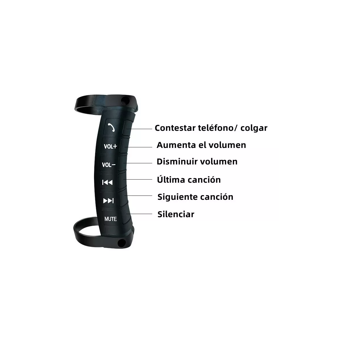 Foto 3 pulgar | Control Remoto De Estéreo Para Volante De Auto 6 Botones Eo Safe Imports Esi-13915 Negro