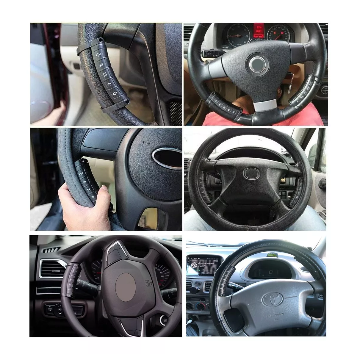 Foto 5 pulgar | Control Remoto De Estéreo Para Volante De Auto 6 Botones Eo Safe Imports Esi-13915 Negro