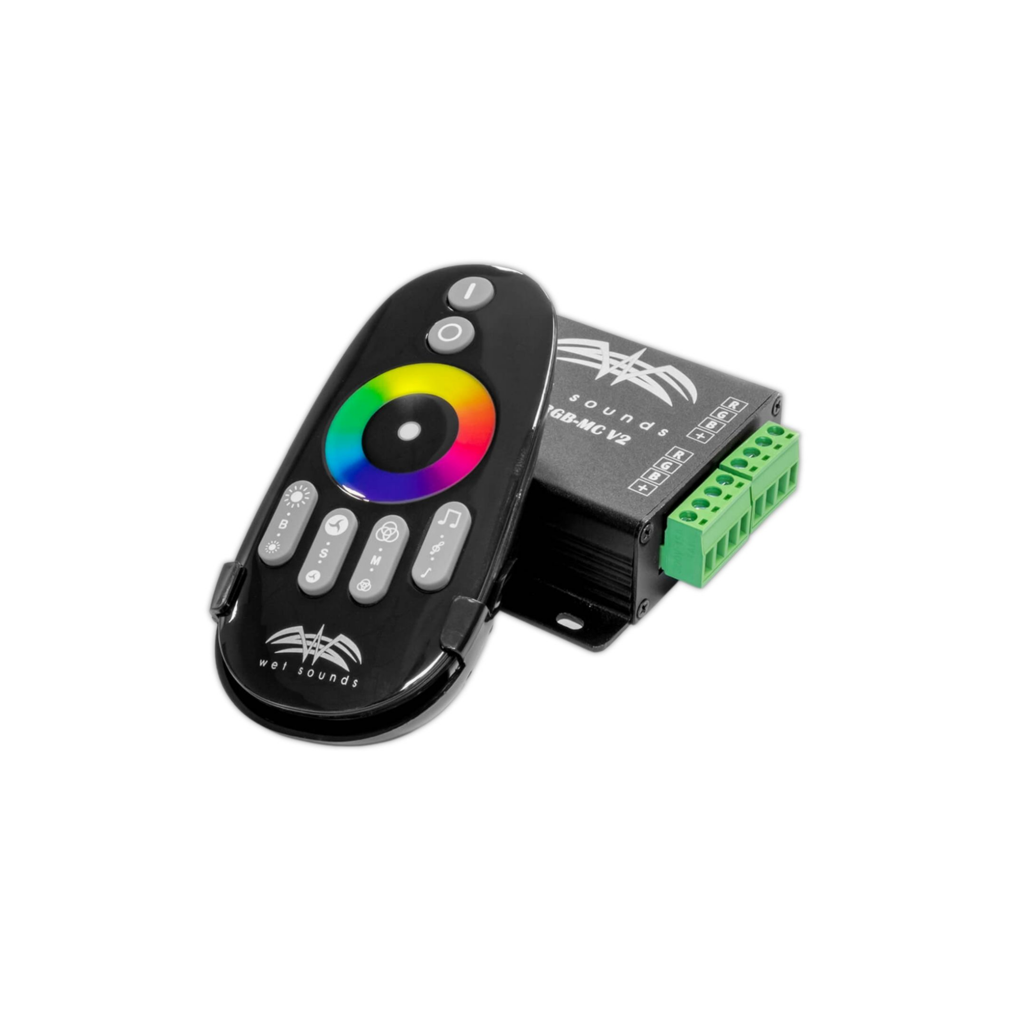 Controlador Wet Sounds Rf-rgb-mc V2 Radiofrecuencia Rgb Control Remoto