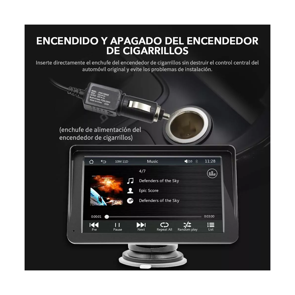 Foto 3 pulgar | Autoestéreo de Pantalla Eo Safe Imports para Auto