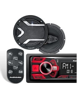 Foto 3 | Autoestéreo Audiobahn Aa400 con Bocinas de 6.5"
