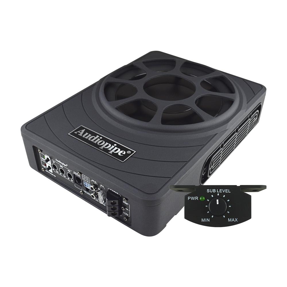Subwoofer Amplificado 10 Pulg 500w Compacto Bajos Audiopipe $5,230