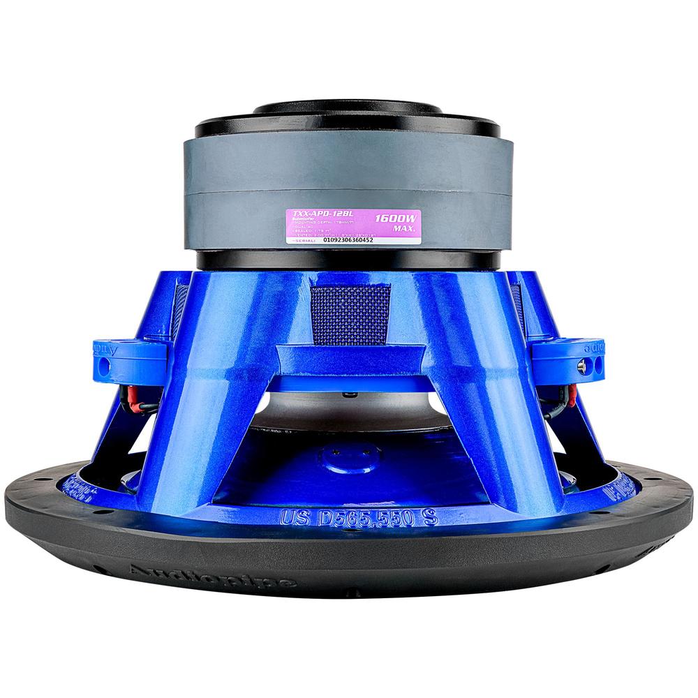 Foto 6 pulgar | Subwoofer Audiopipe Txxapd12bl Eye Candy Azul De 12 Pulgadas 1600w