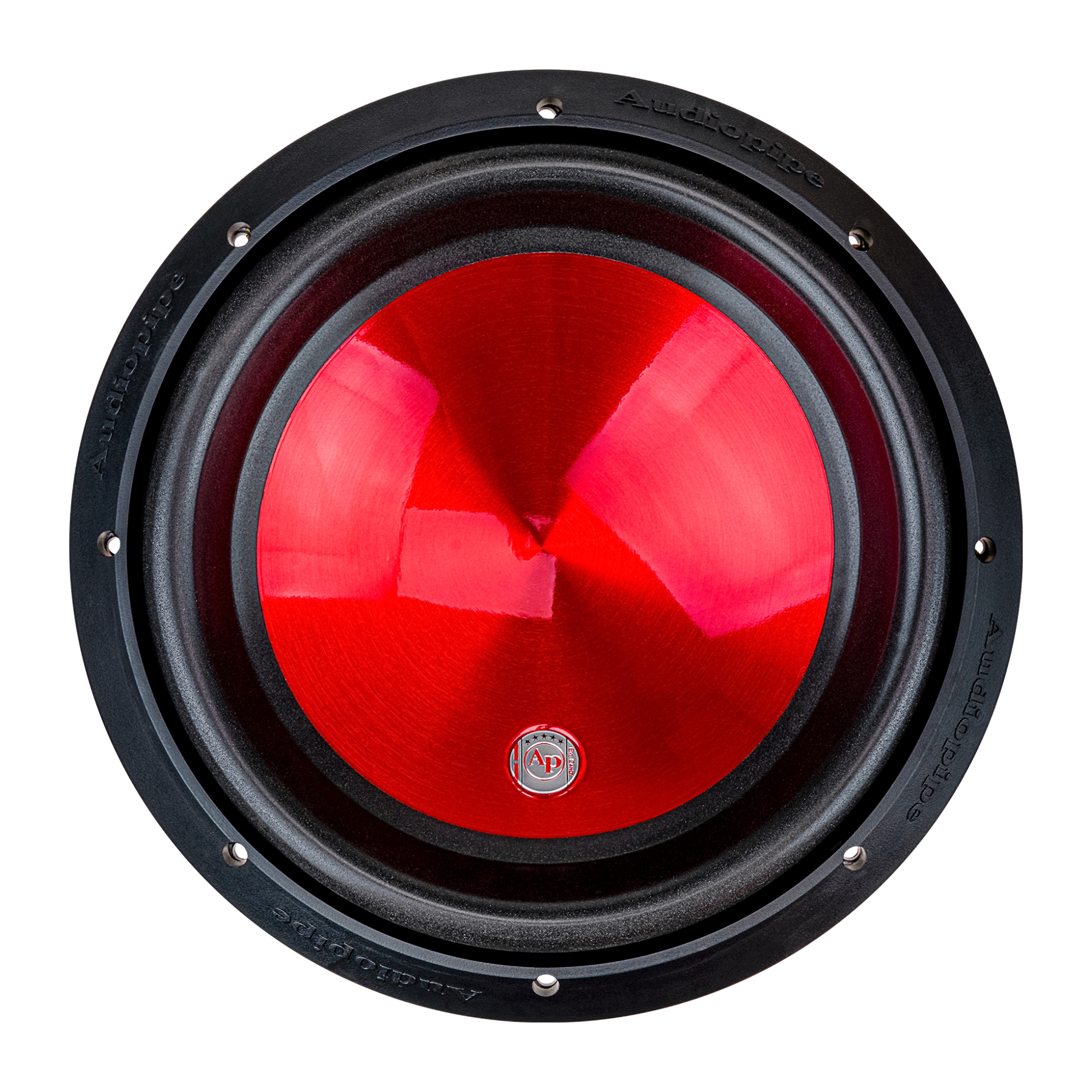 Subwoofer 12 Pulgadas 1600 Watts Audiopipe Eye Candy Rojo