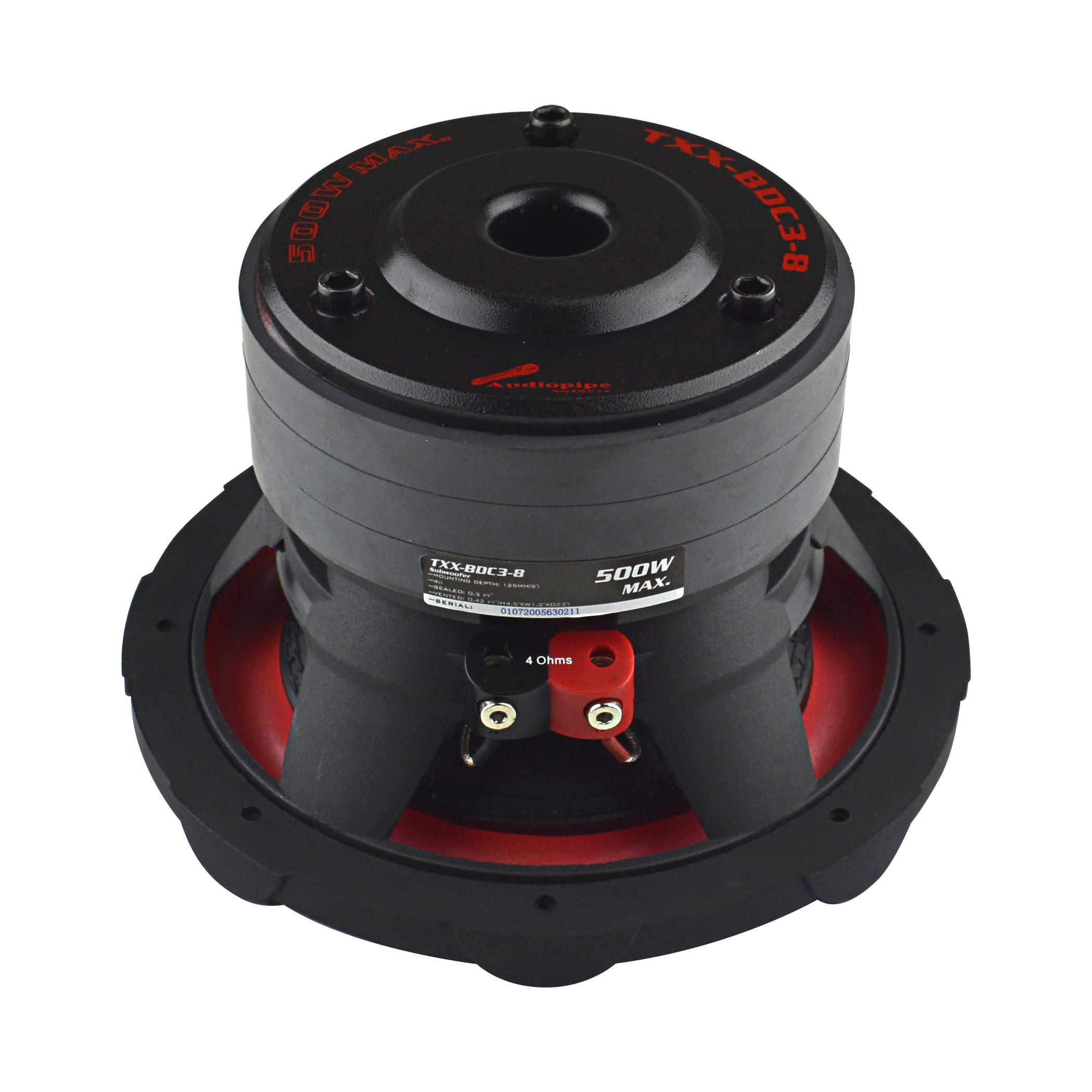 Foto 8 | Subwoofer  Audiopipe 8 Pulgadas 4 Ohms 500w para Auto